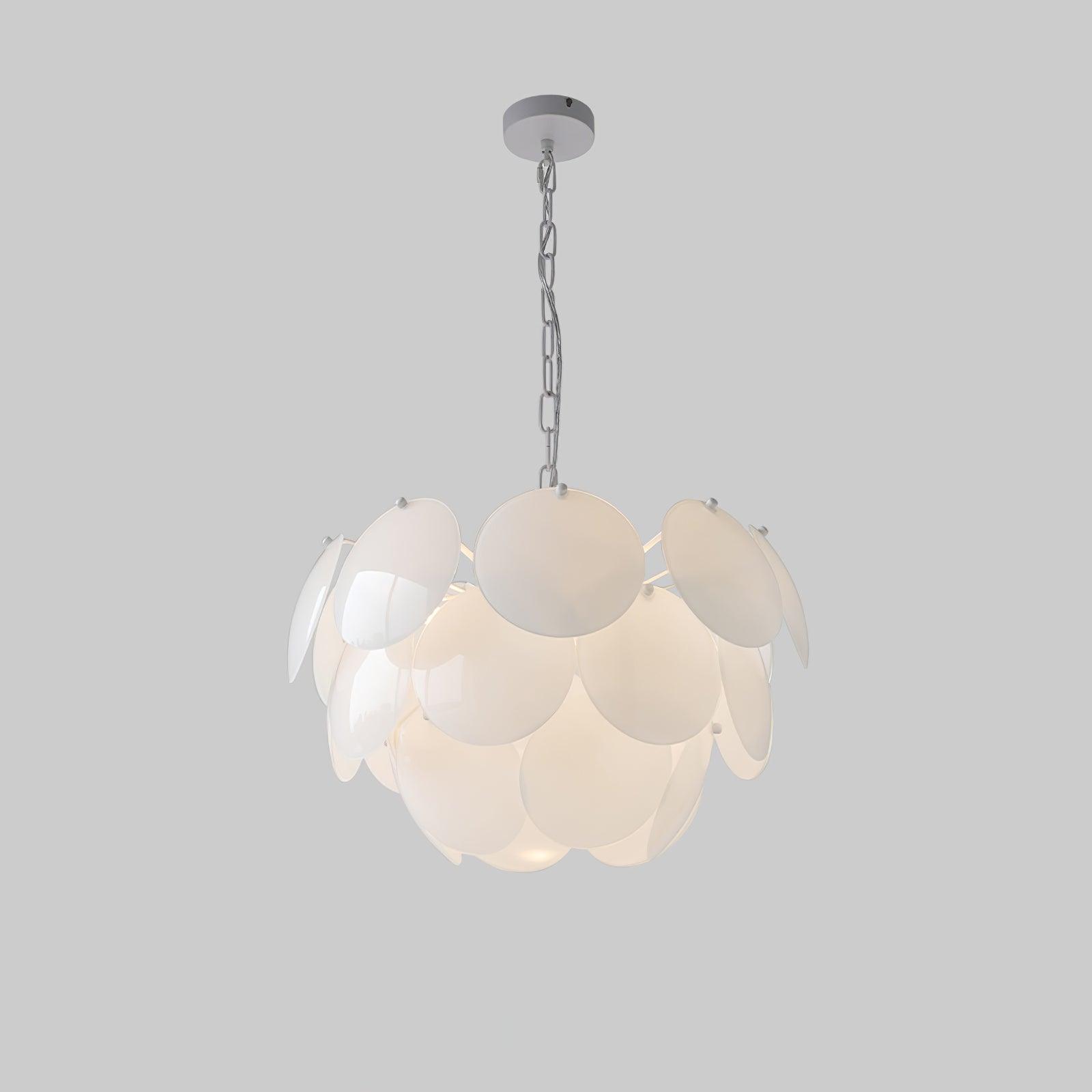 Sophia Minimalist Glass Chandelier