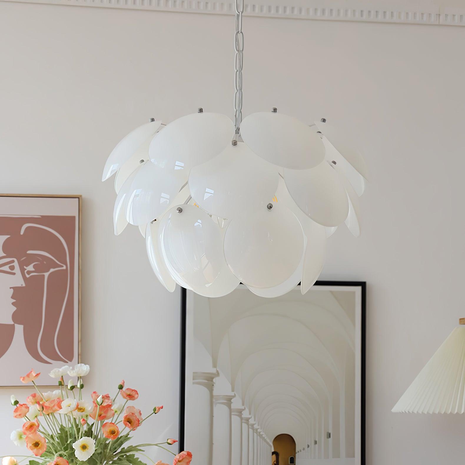 Sophia Minimalist Glass Chandelier