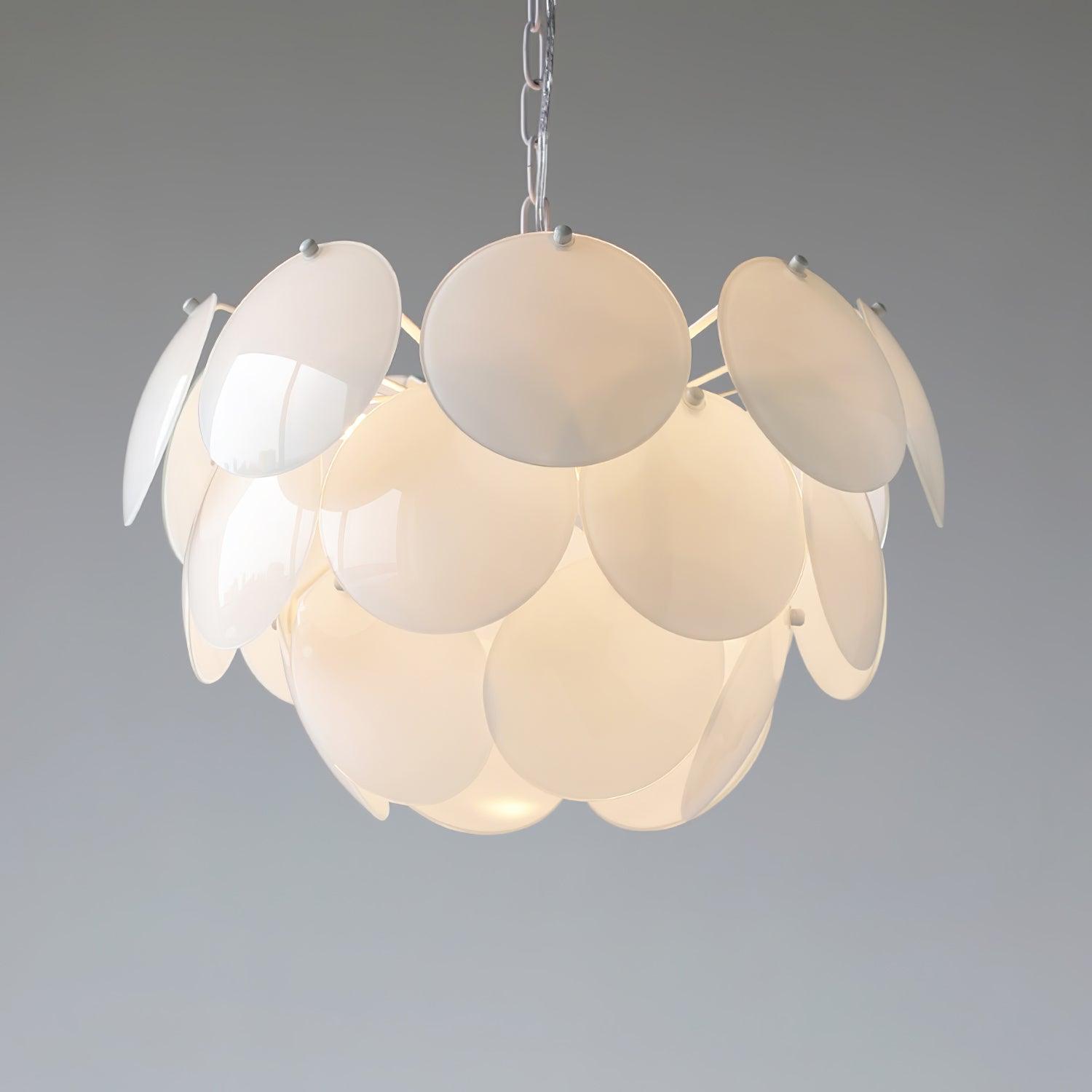Sophia Minimalist Glass Chandelier