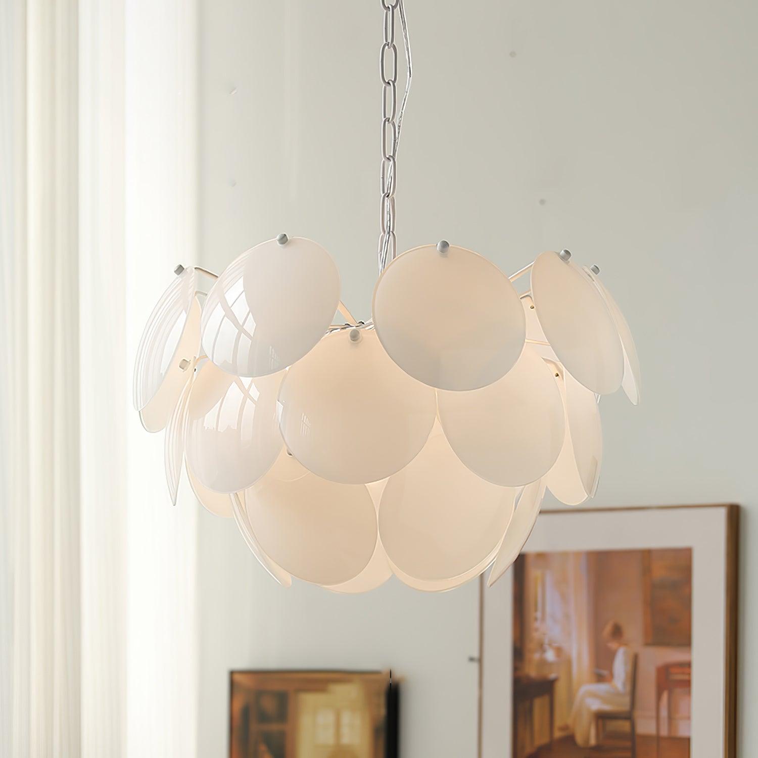 Sophia Minimalist Glass Chandelier