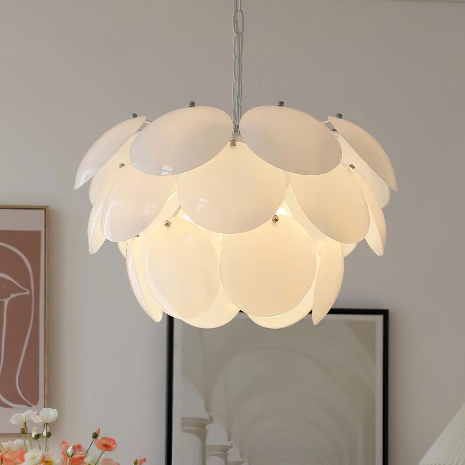 Sophia Minimalist Glass Chandelier