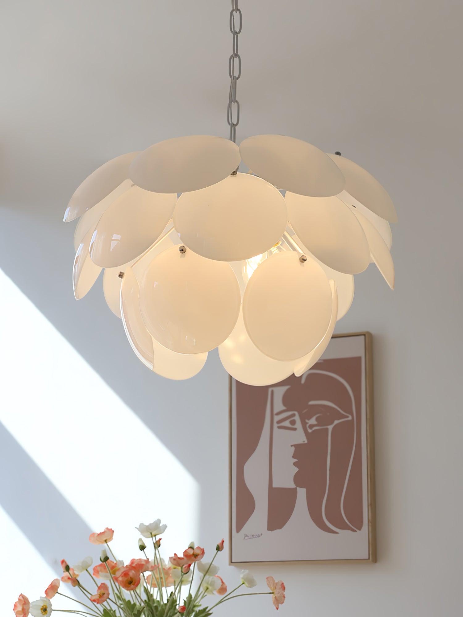 Sophia Minimalist Glass Chandelier