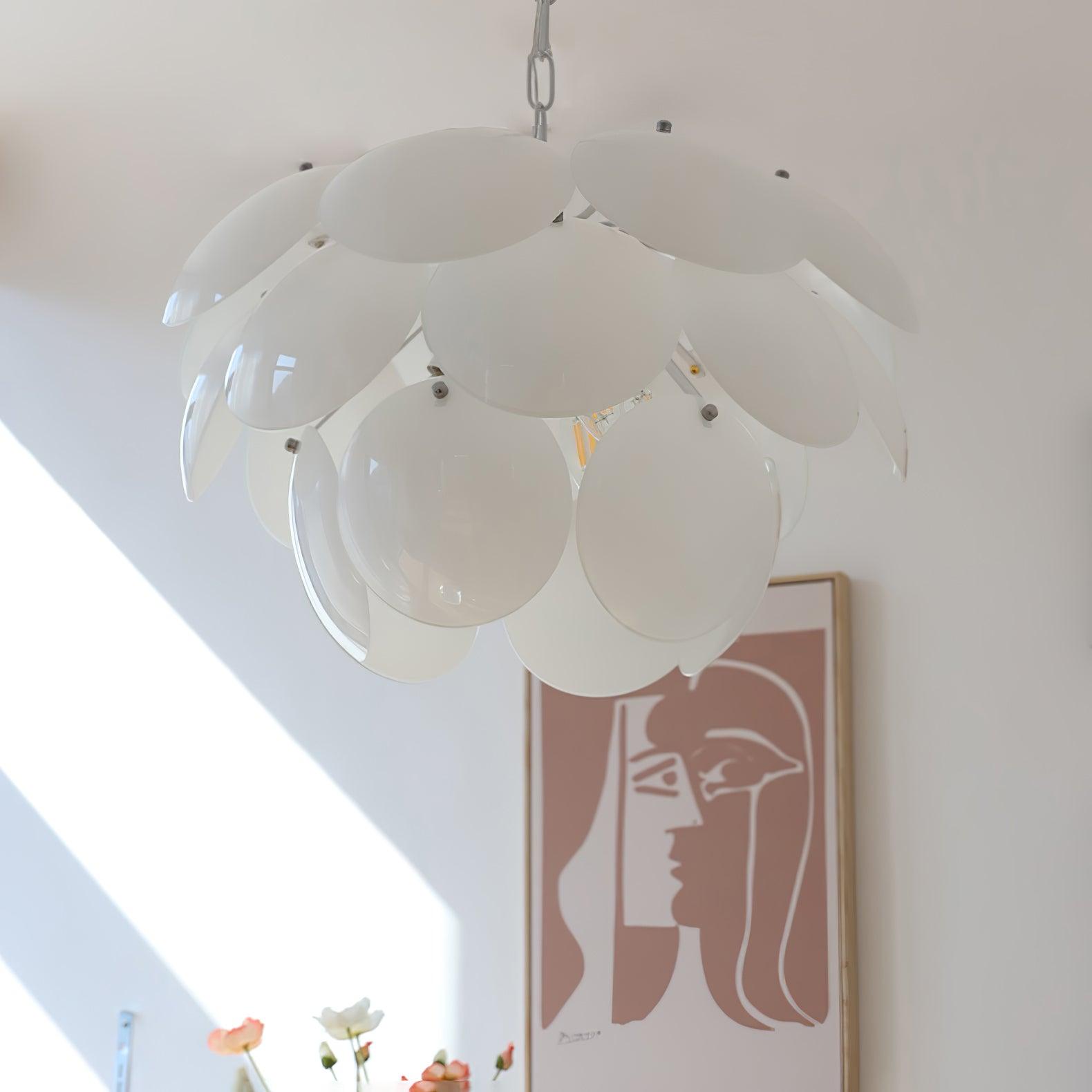 Sophia Minimalist Glass Chandelier