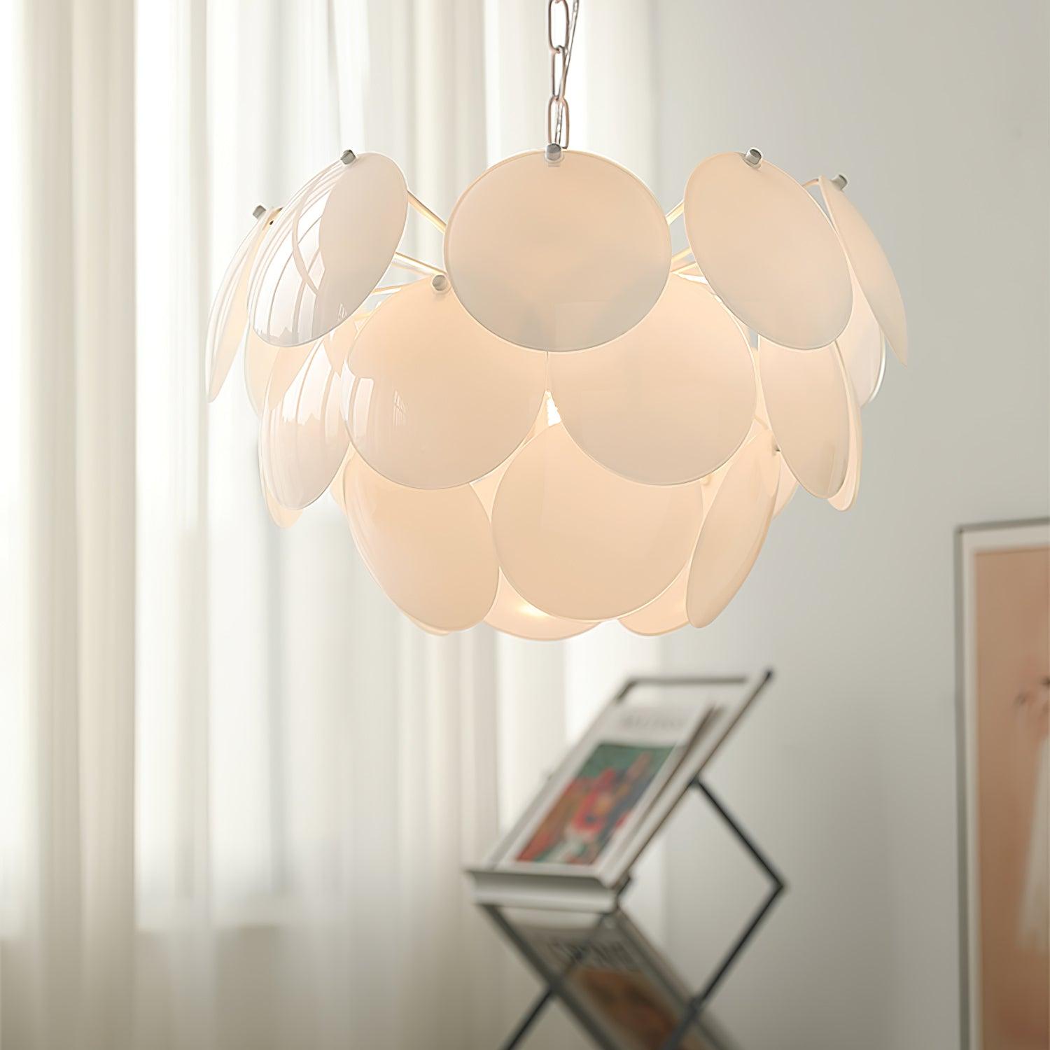 Sophia Minimalist Glass Chandelier