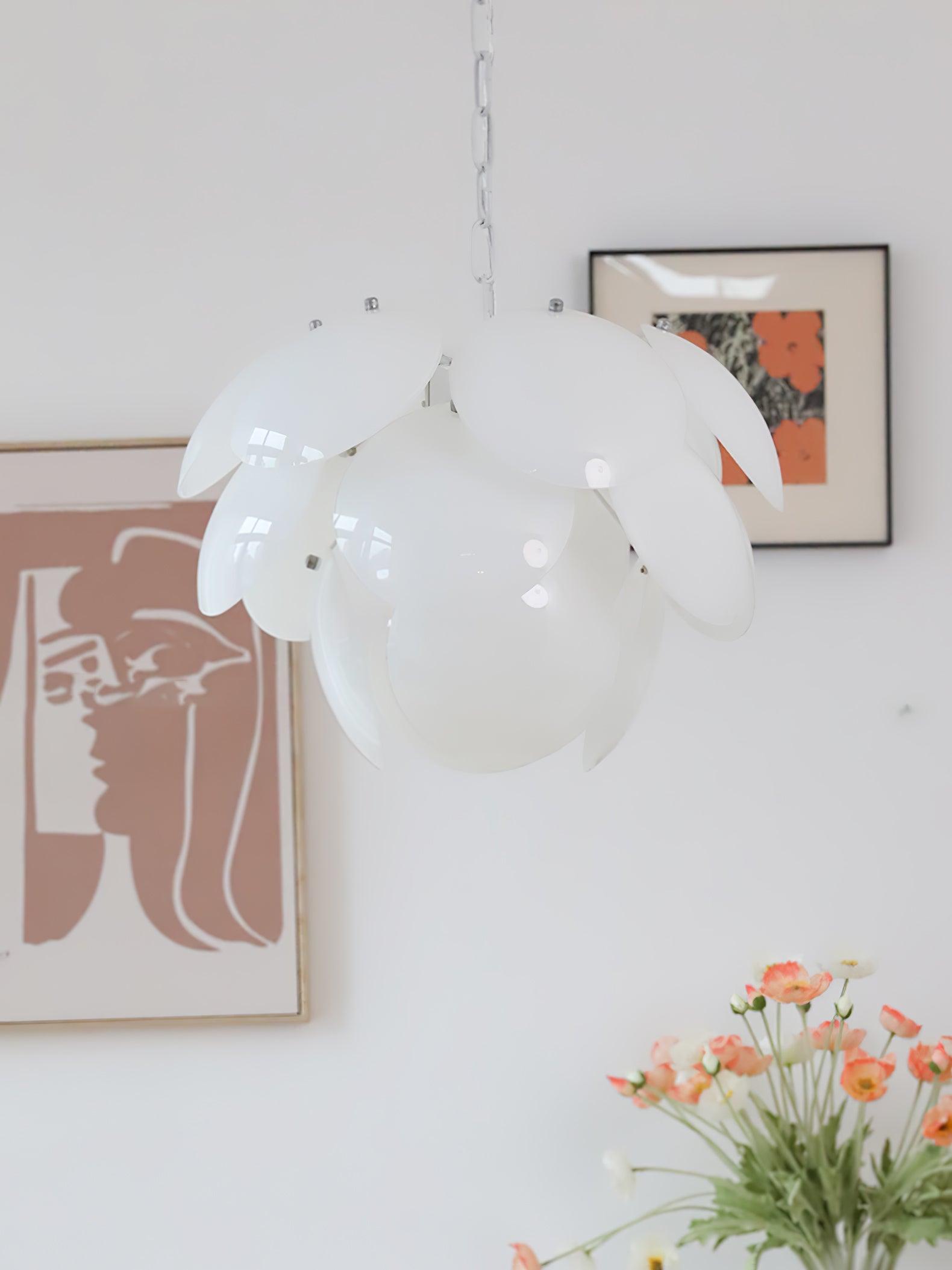 Sophia Minimalist Glass Chandelier
