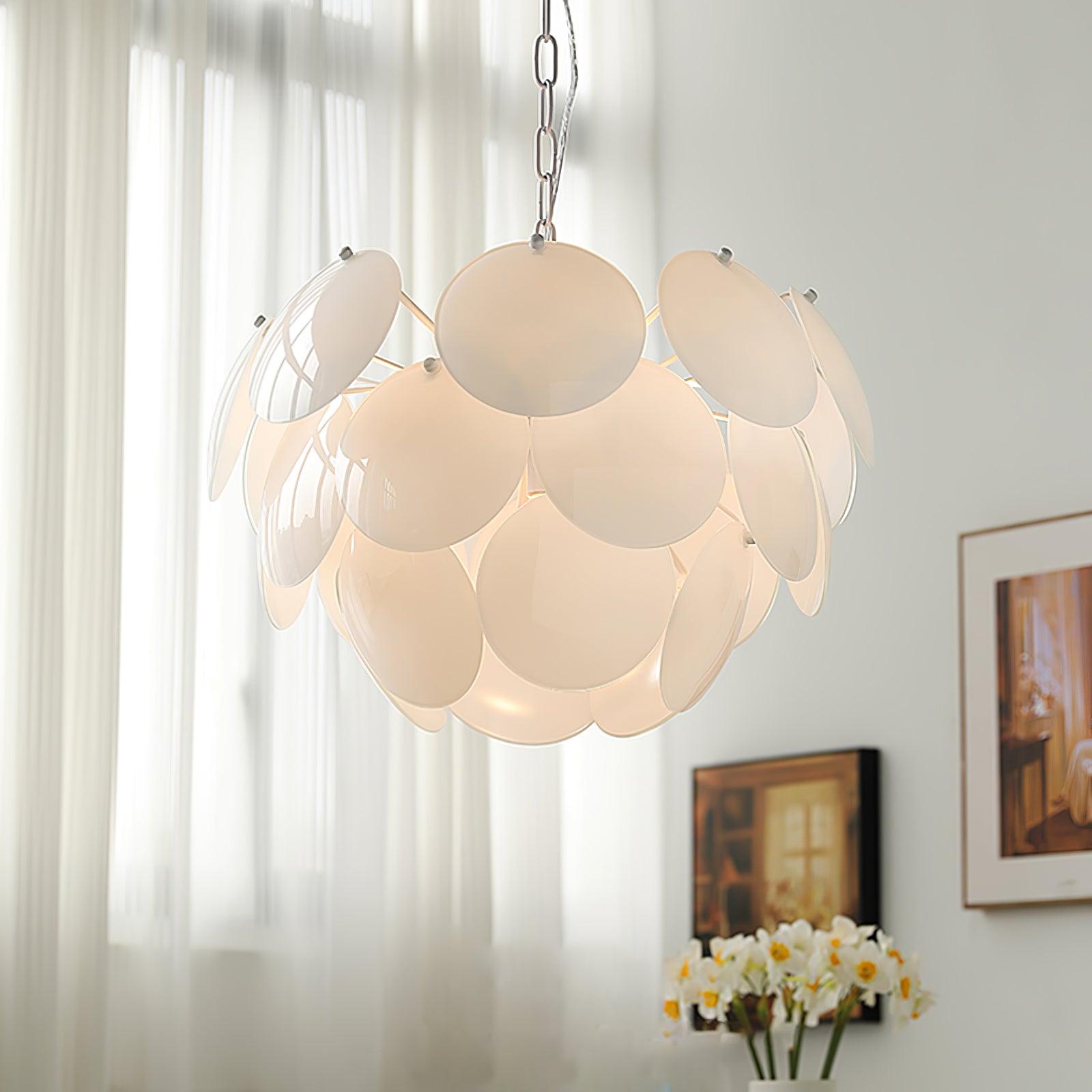 Sophia Minimalist Glass Chandelier