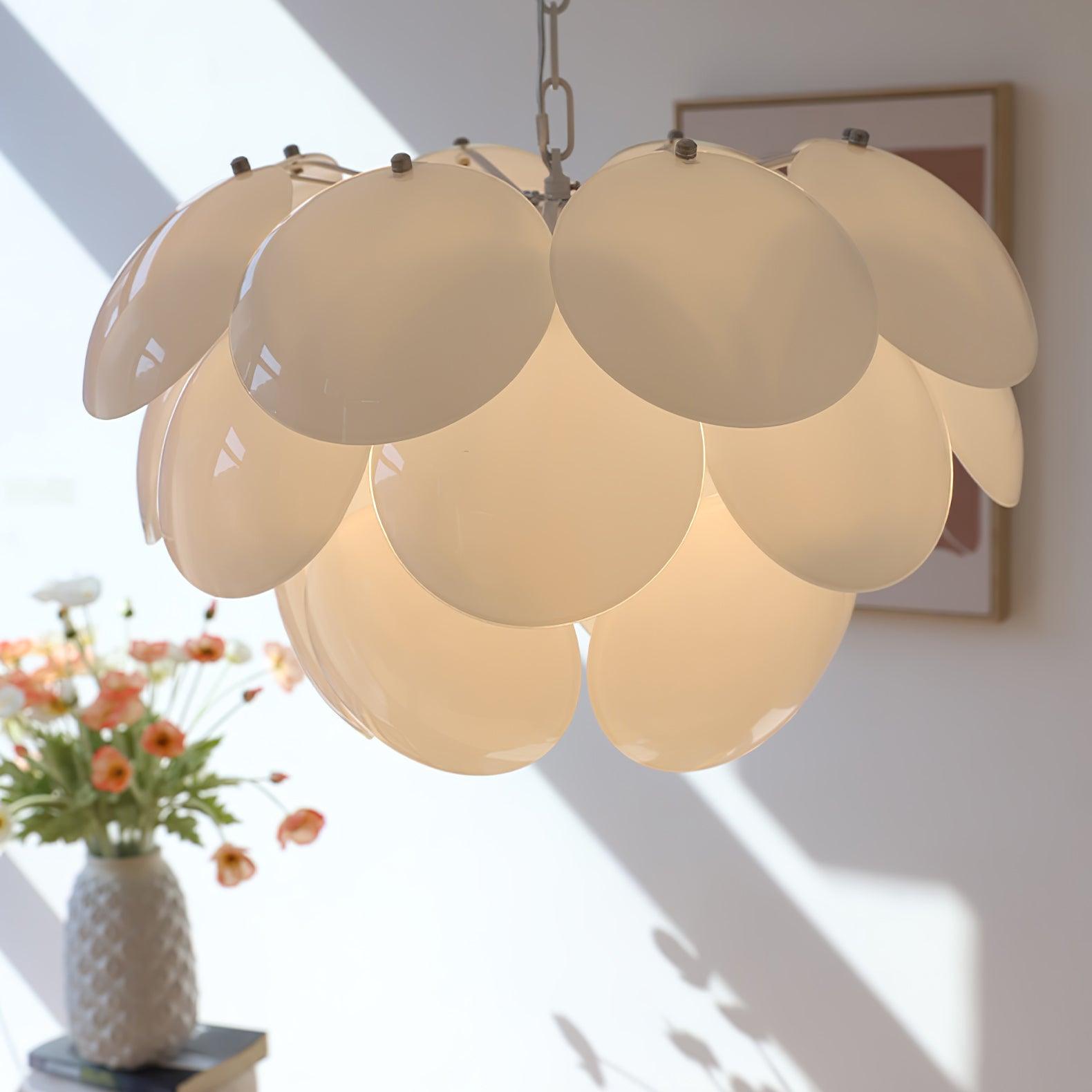 Sophia Minimalist Glass Chandelier