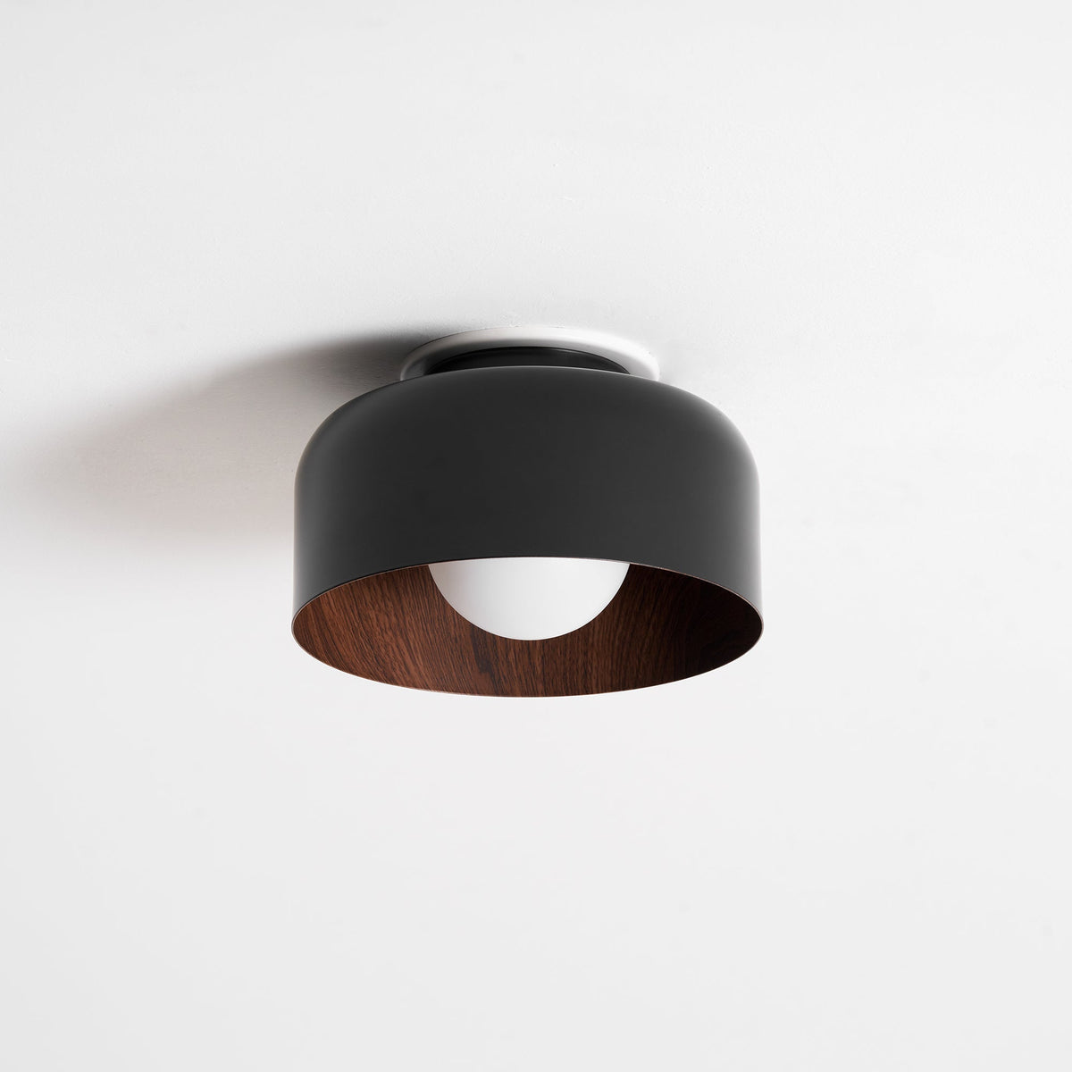 Clairbrook Wood Round Flush Mount Ceiling Light