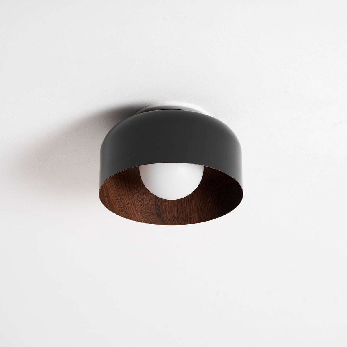 Clairbrook Wood Round Flush Mount Ceiling Light