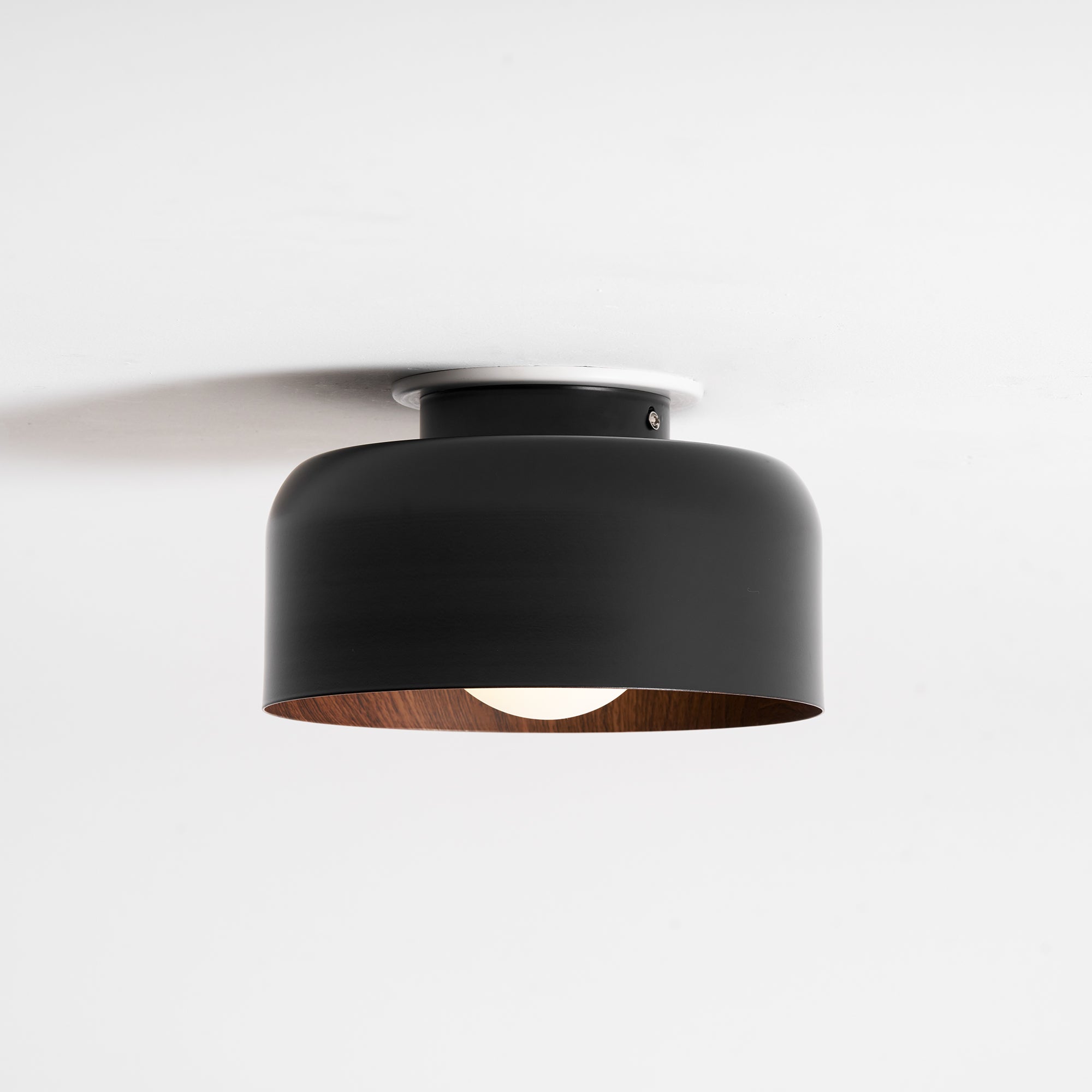 Clairbrook Wood Round Flush Mount Ceiling Light