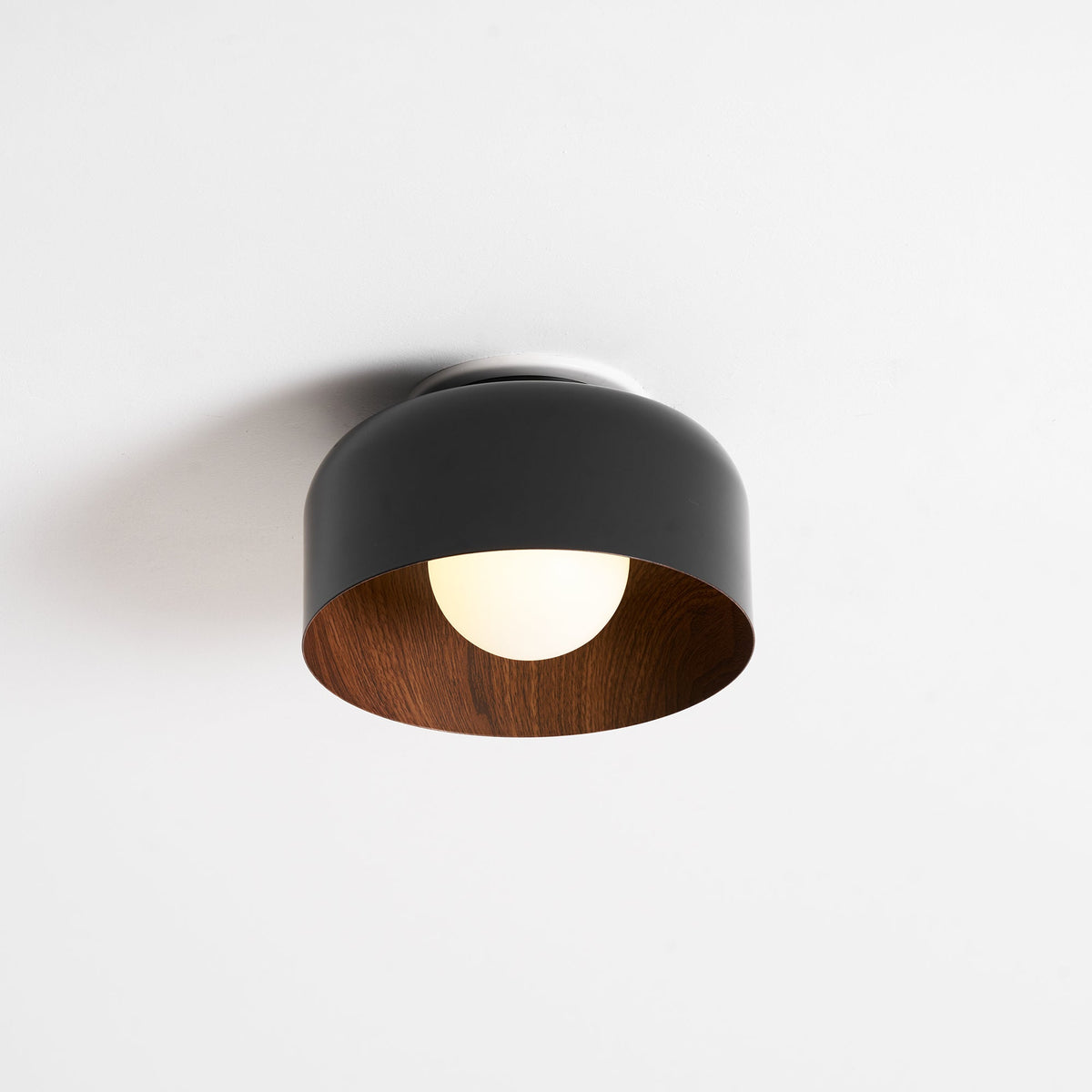 Clairbrook Wood Round Flush Mount Ceiling Light