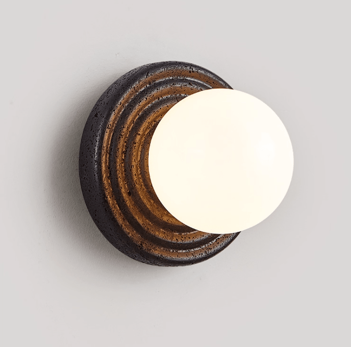 Mevx Travertine Wall Sconce / Ceiling Light