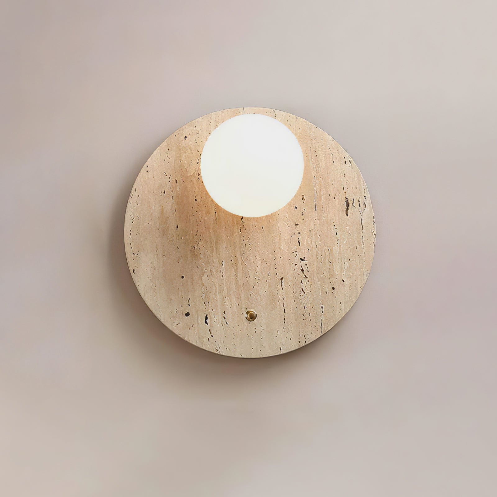 Syloryra Minimalist Travertine Wall Light - Neutral Decor