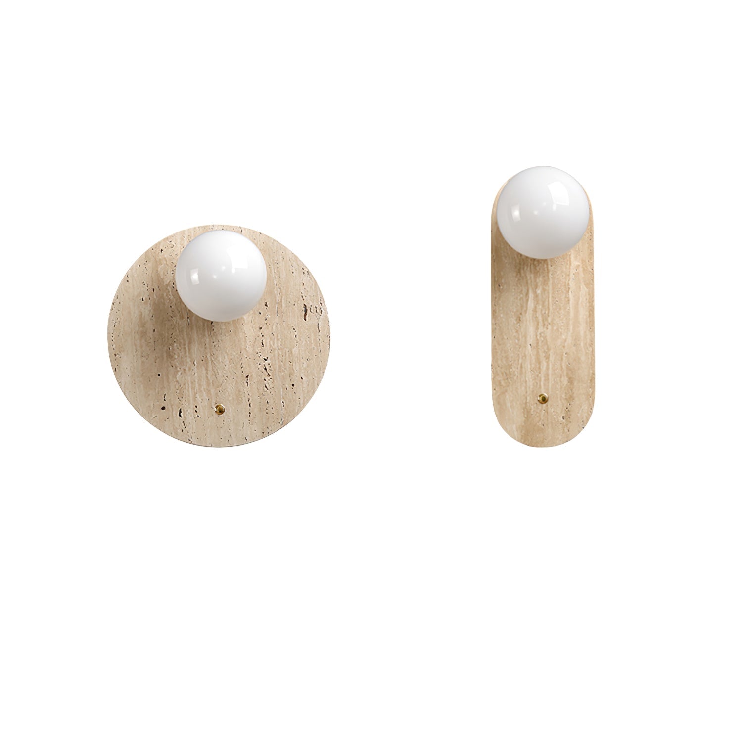 Syloryra Minimalist Travertine Wall Light - Neutral Decor