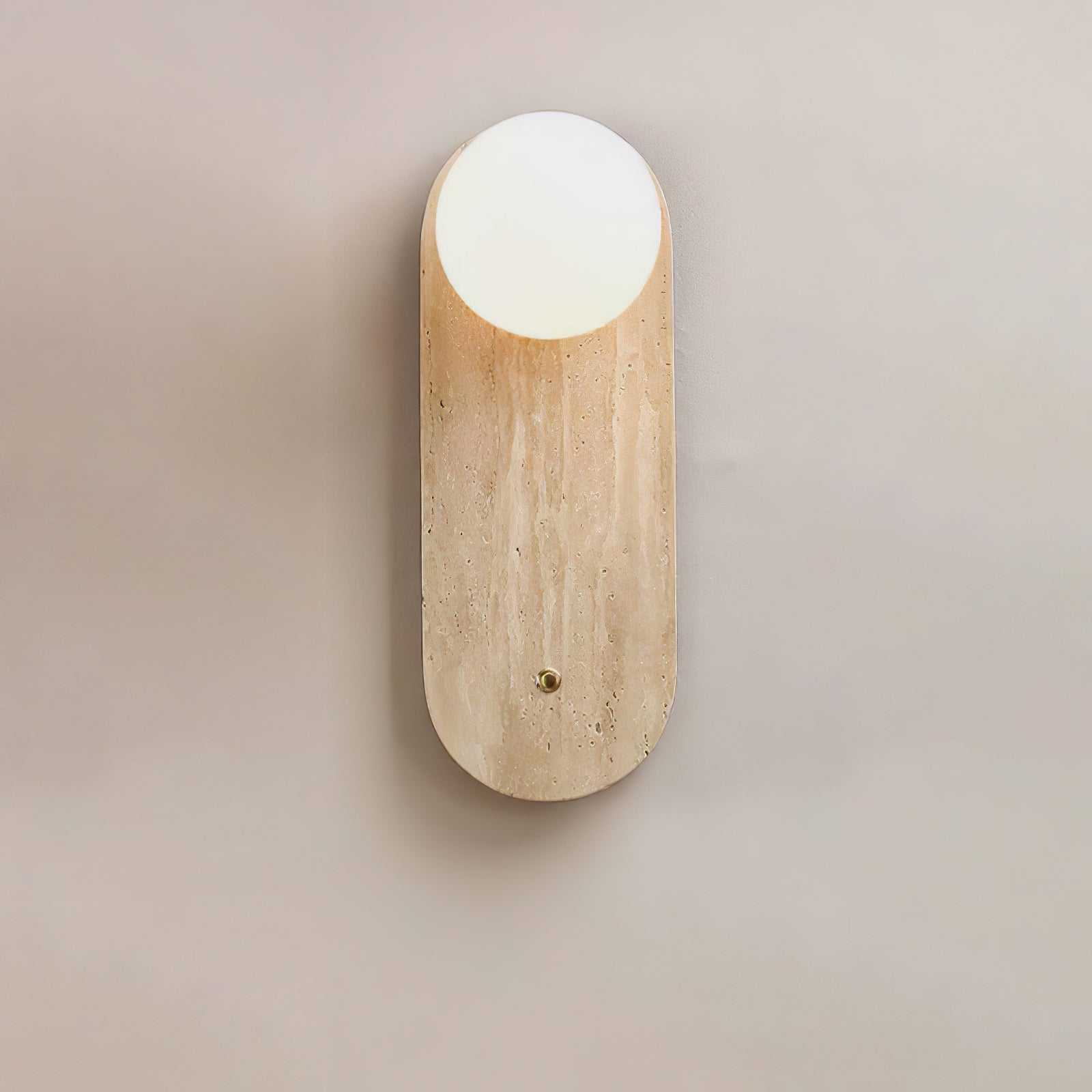Syloryra Minimalist Travertine Wall Light - Neutral Decor