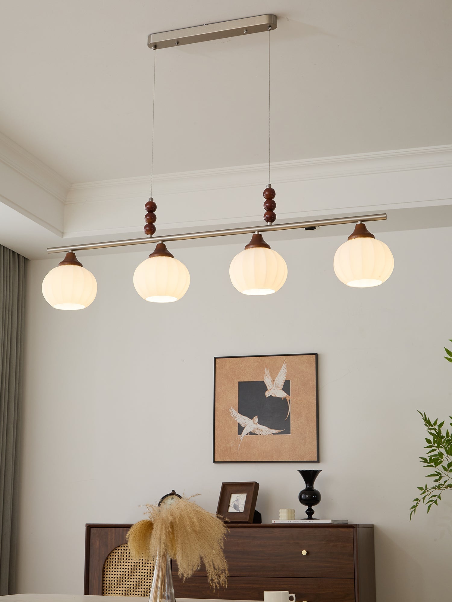 Nyla Retro Glass Pendant Lamp