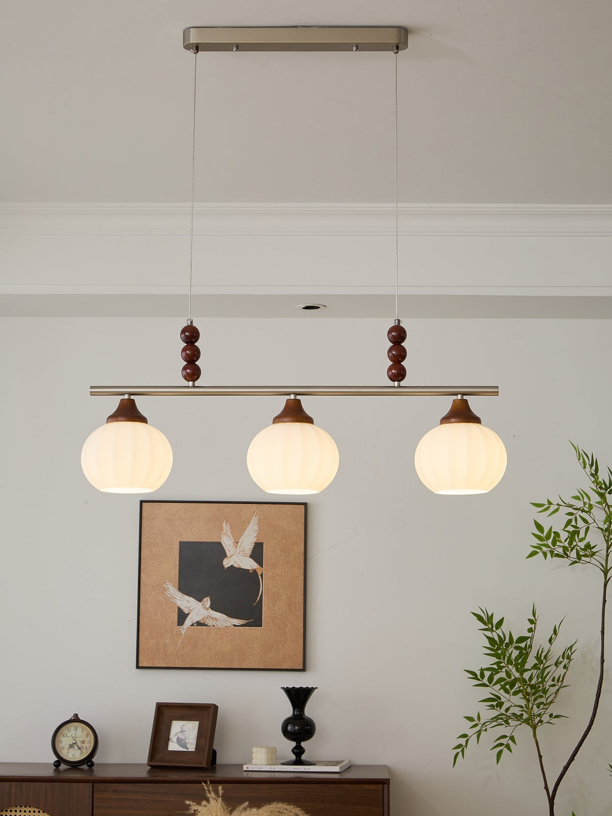 Nyla Retro Glass Pendant Lamp