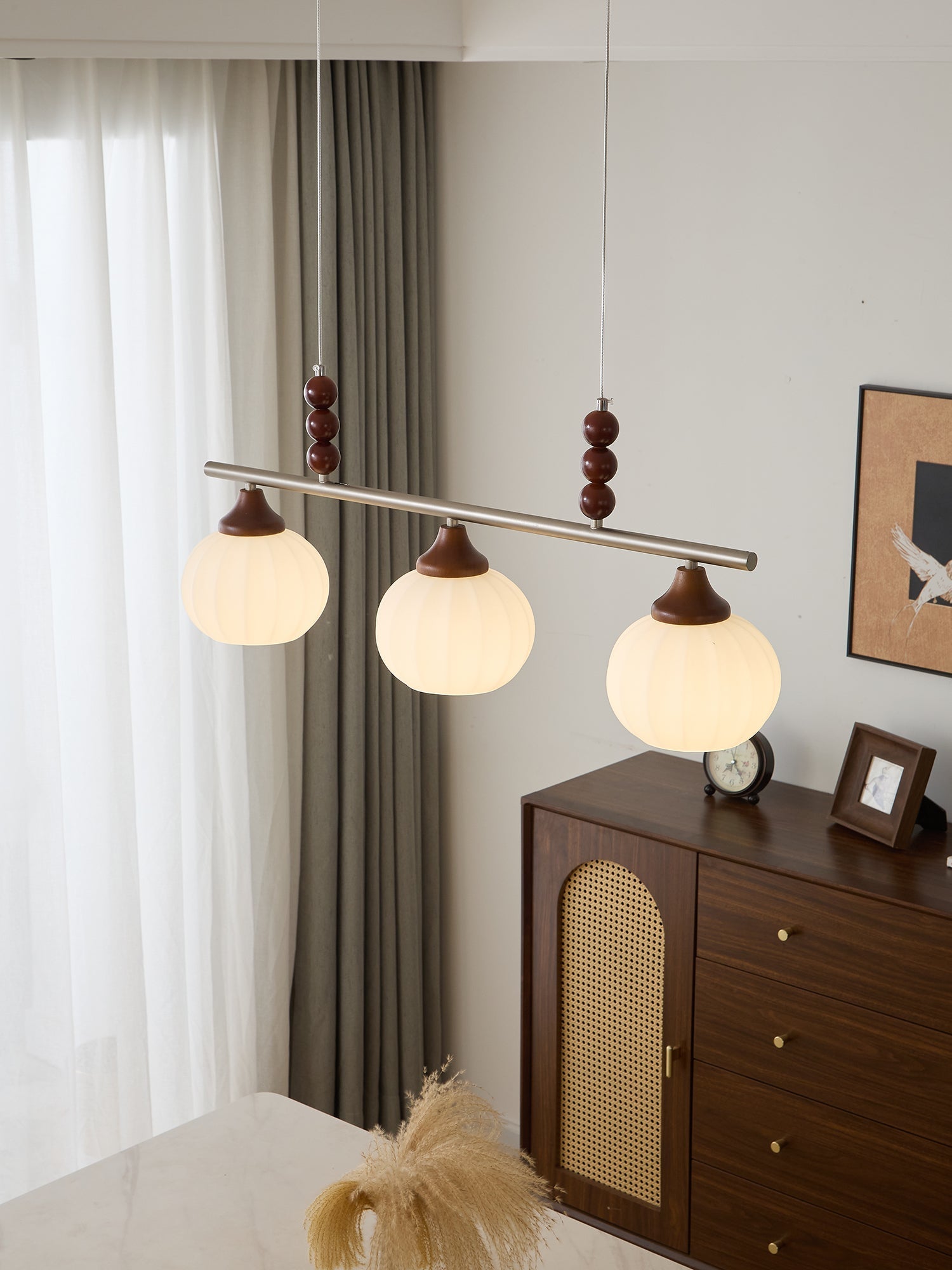 Nyla Retro Glass Pendant Lamp