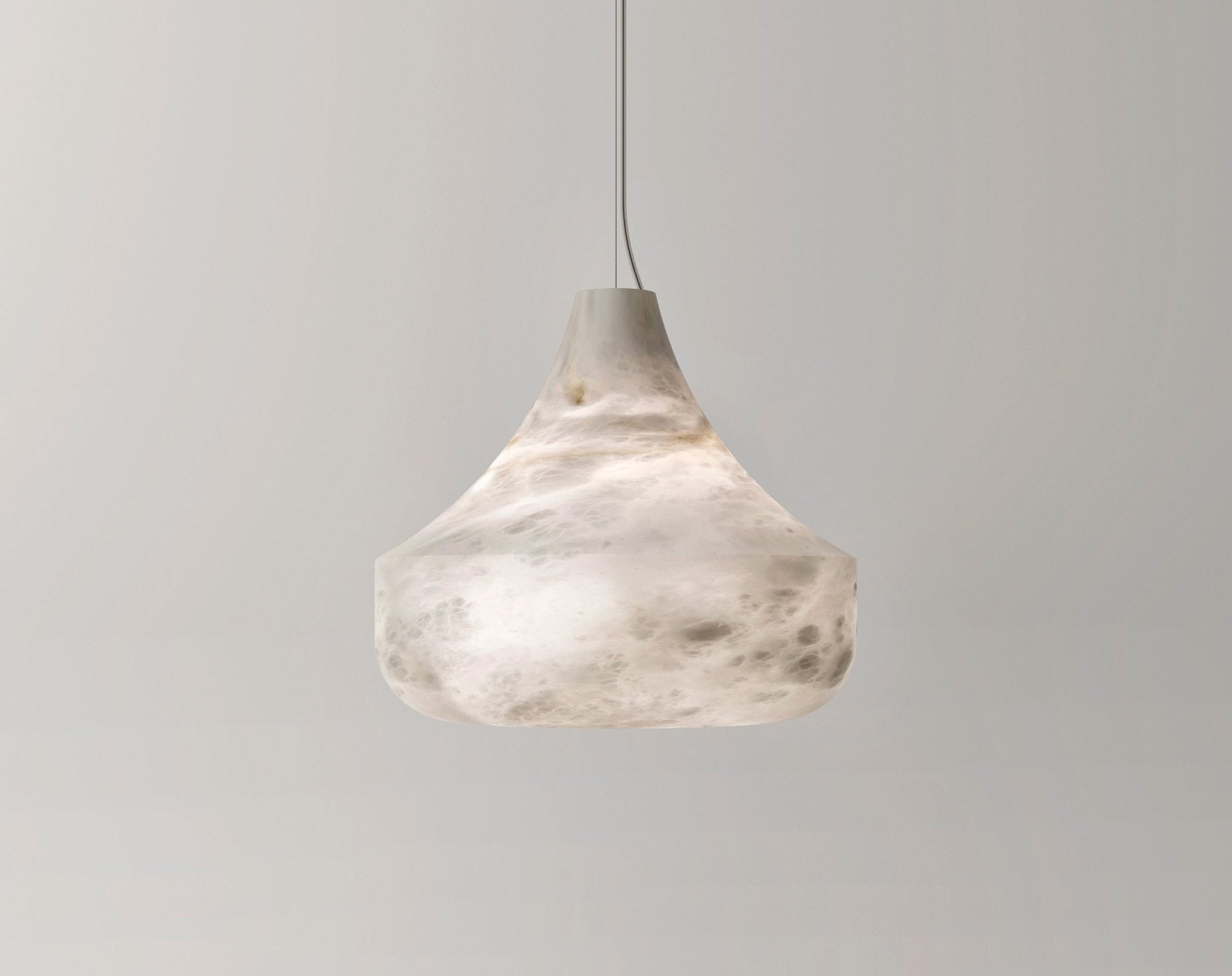 Alabaster Veil Pendant Light - Neutral Decor