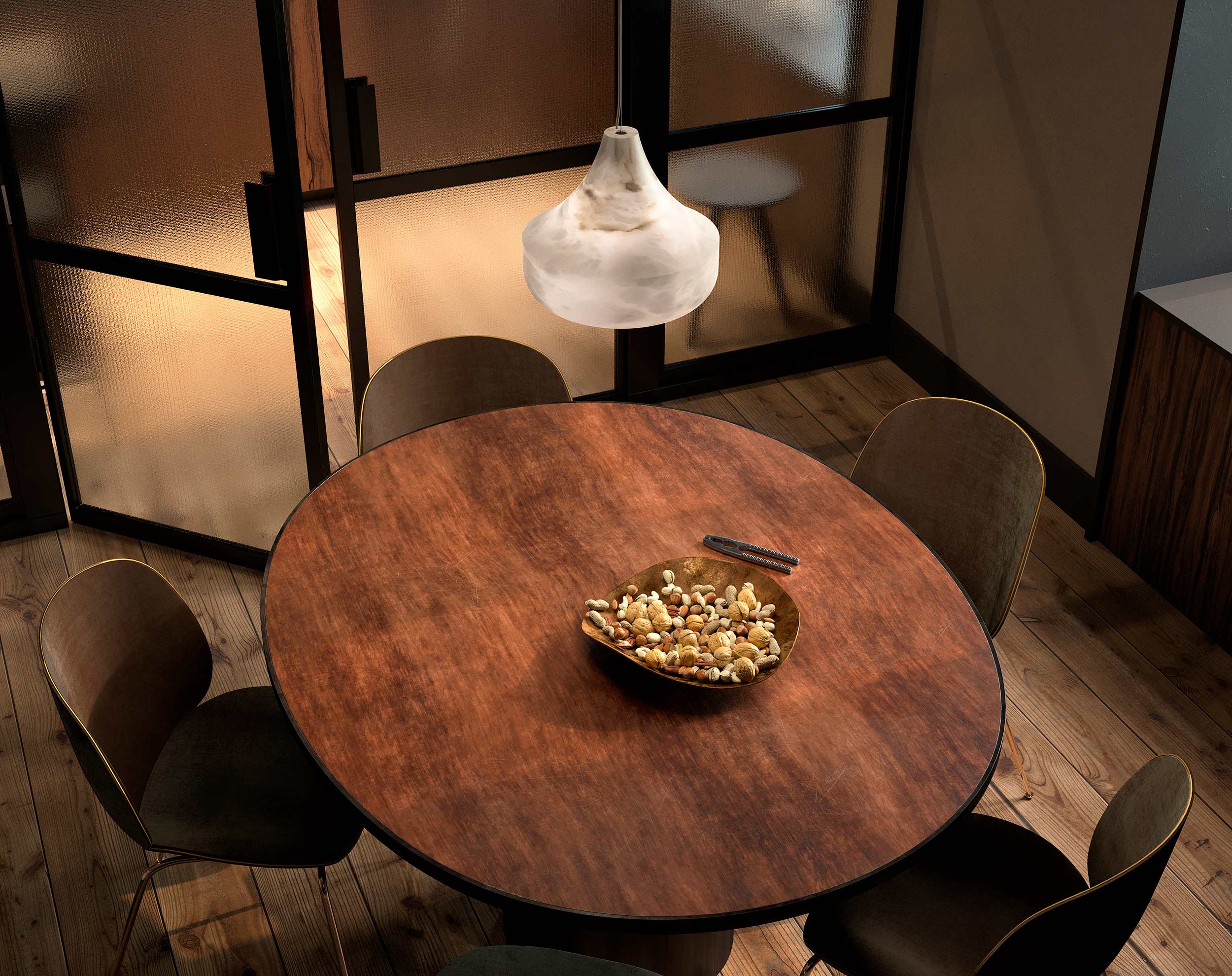 Alabaster Veil Pendant Light - Neutral Decor