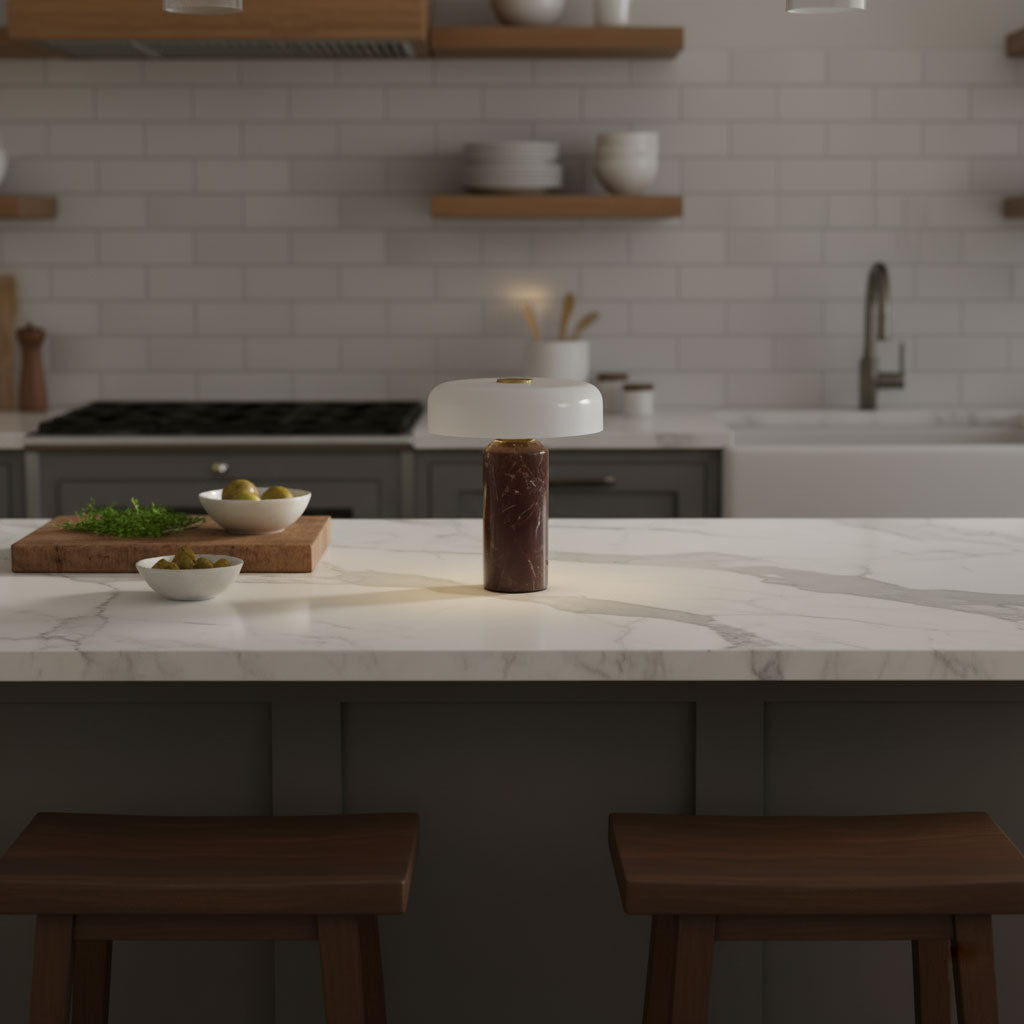 Dovercourt Marble Table Lamp