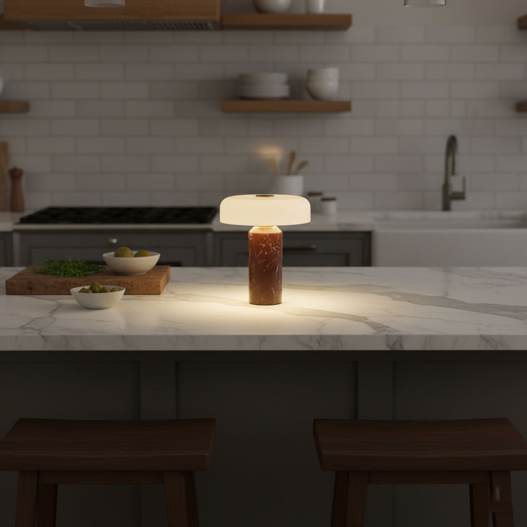 Dovercourt Marble Table Lamp