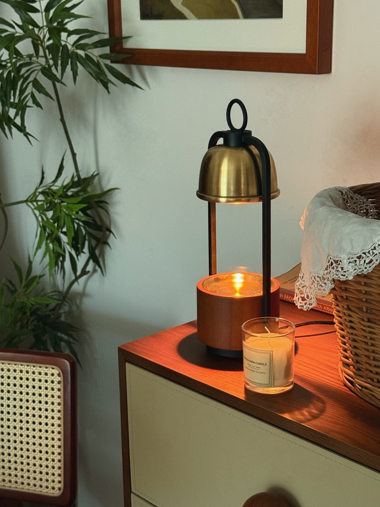 Rosa Modern Wood Table Lamp