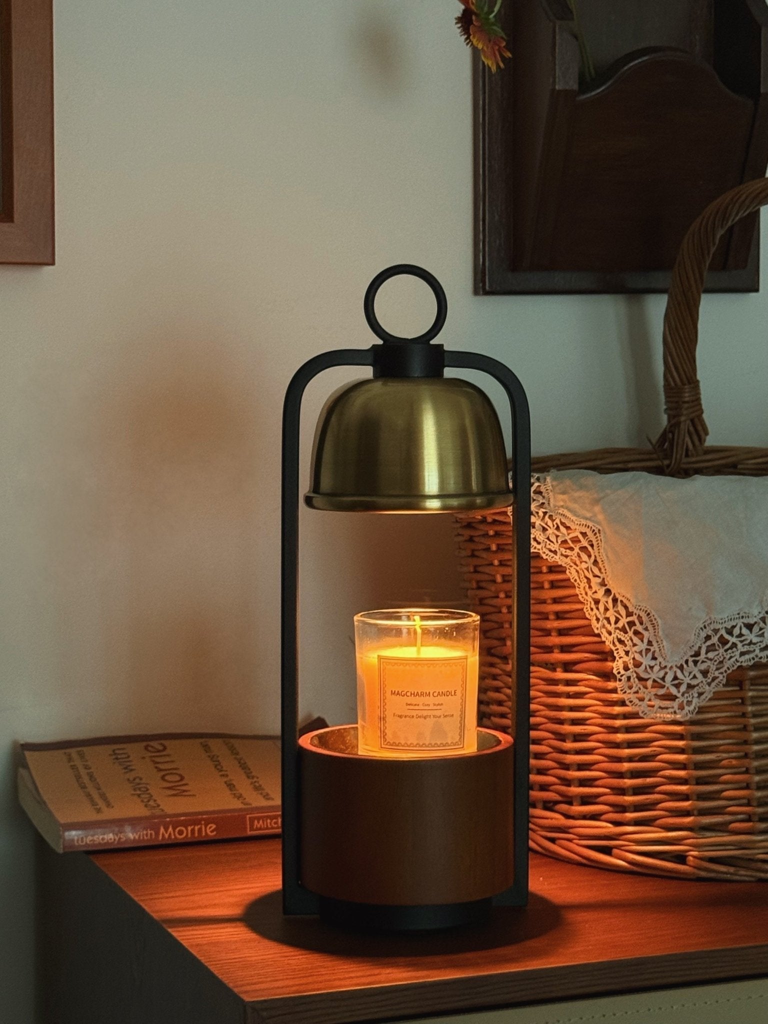Rosa Modern Wood Table Lamp