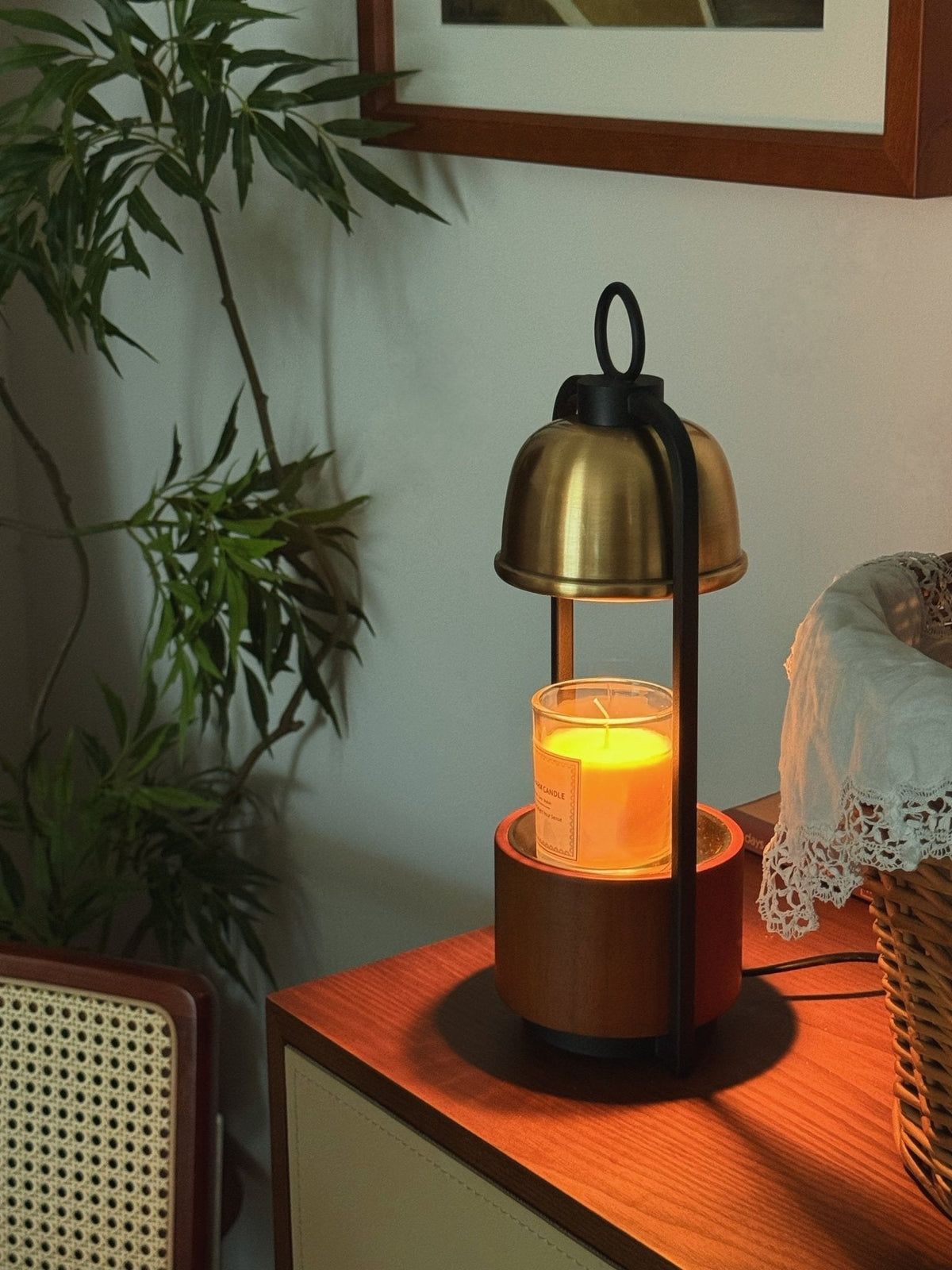 Rosa Modern Wood Table Lamp
