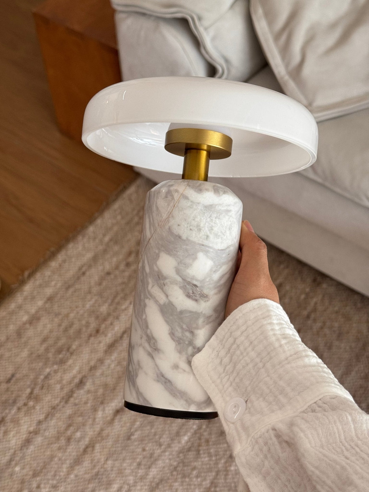 Dovercourt Marble Table Lamp
