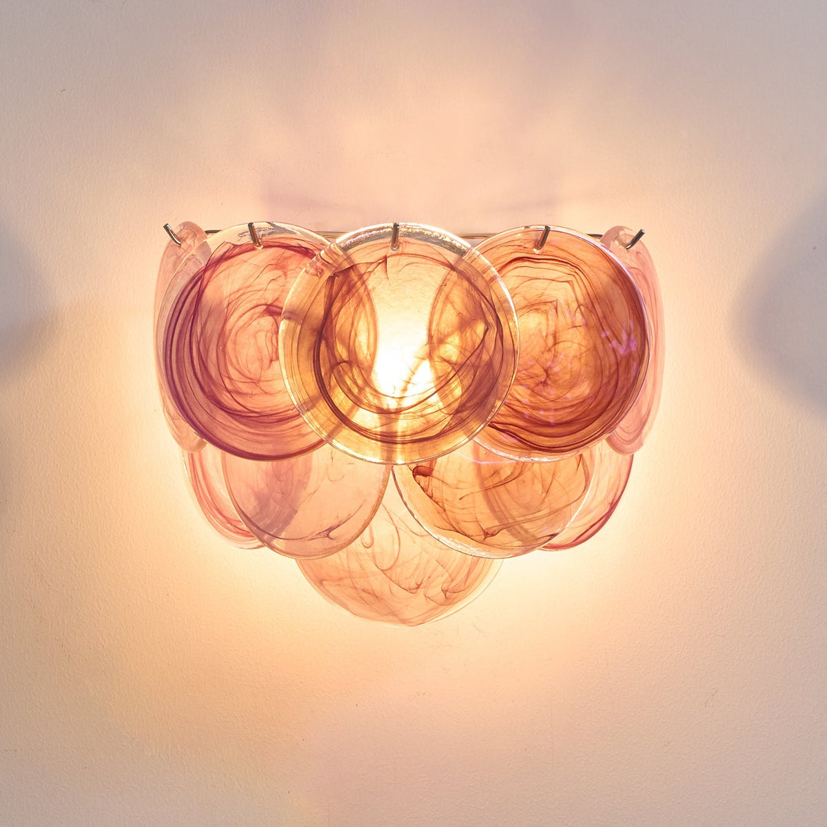 Orlaridge Disc Glass Indoor Wall Light