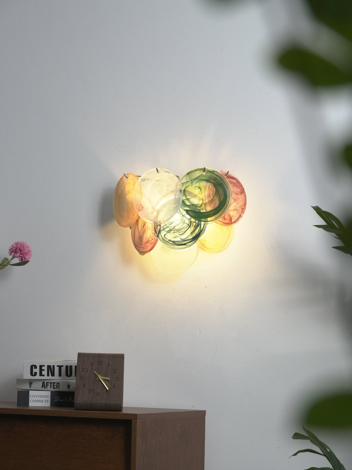 Orlaridge Disc Glass Indoor Wall Light