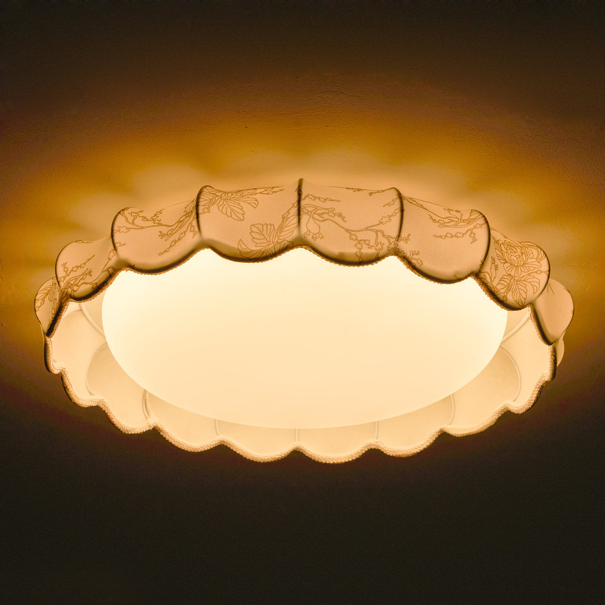 Delaridge Lunaria Veil Flush Mount Ceiling Light