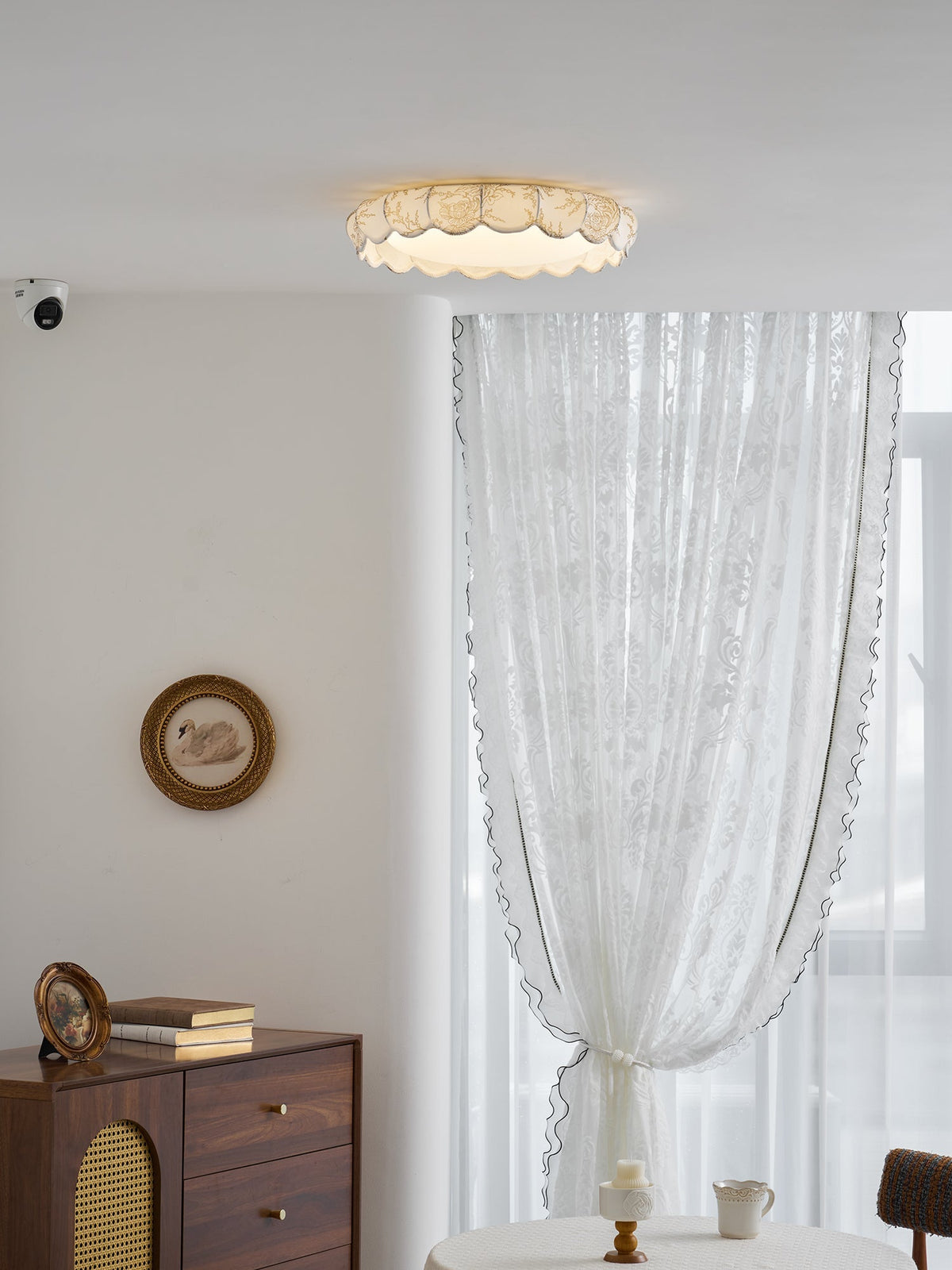 Delaridge Lunaria Veil Flush Mount Ceiling Light