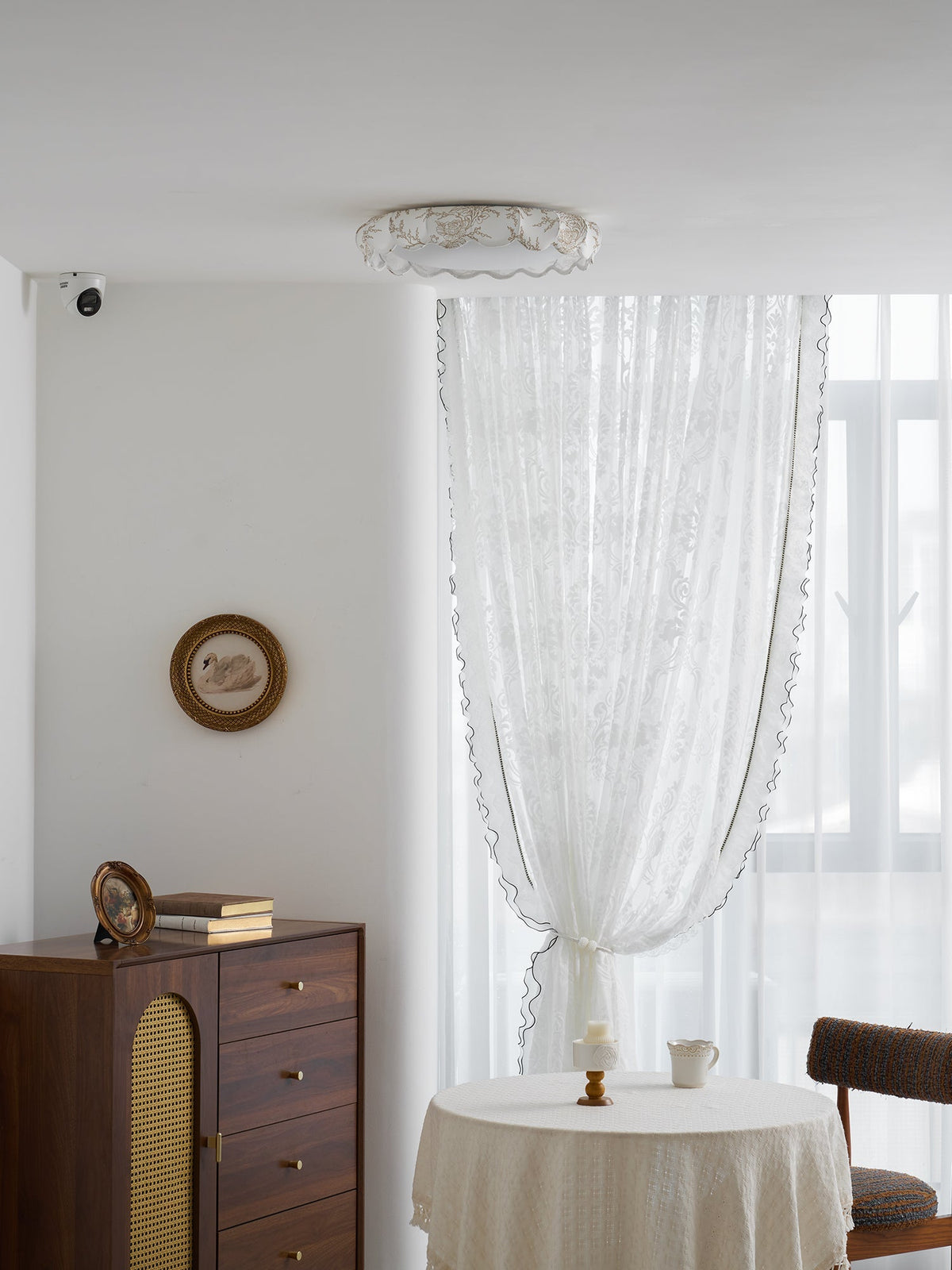 Delaridge Lunaria Veil Flush Mount Ceiling Light