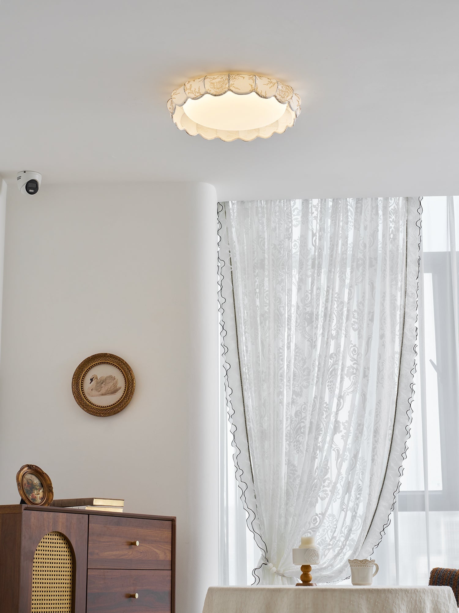 Delaridge Lunaria Veil Flush Mount Ceiling Light
