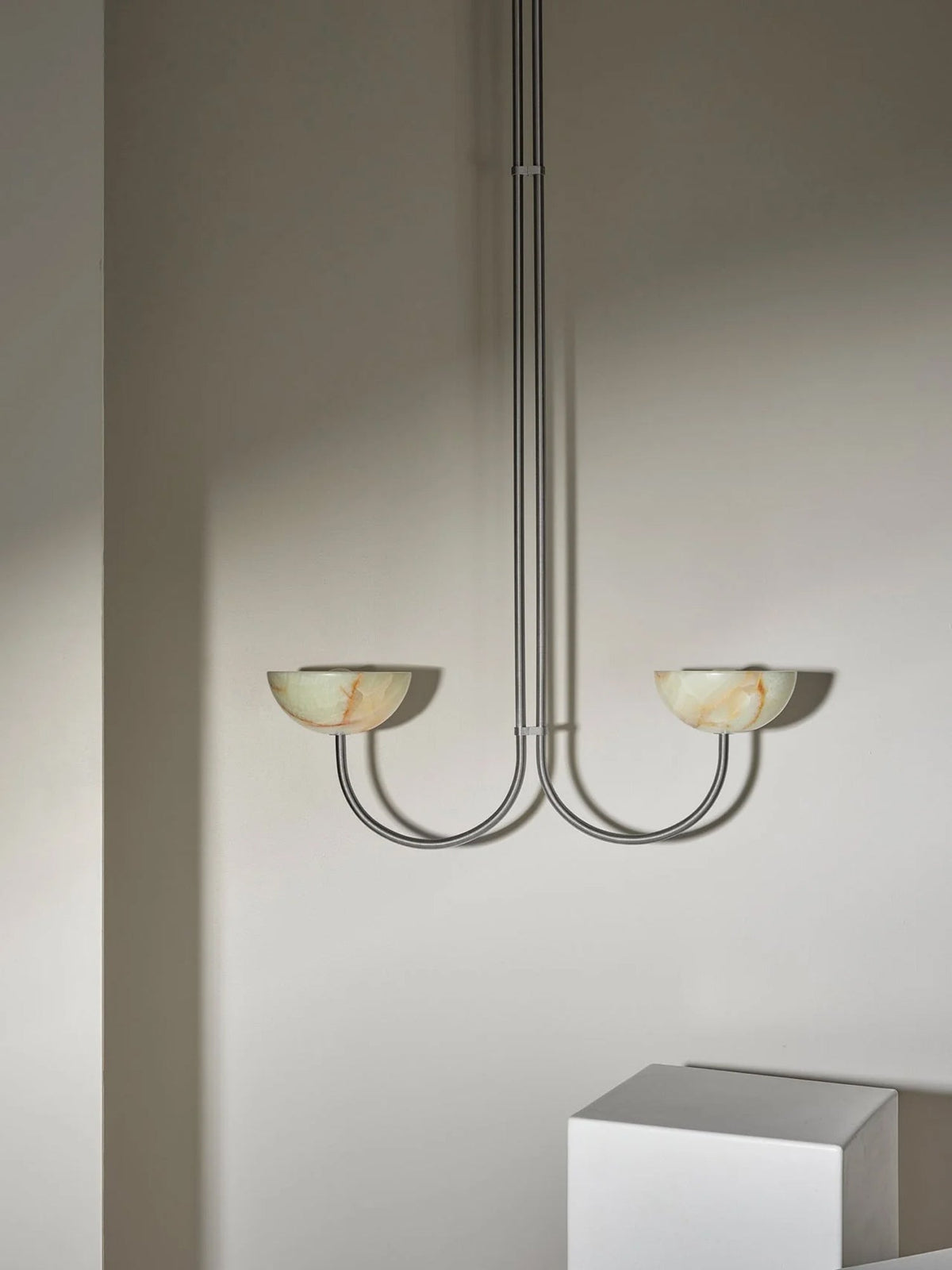 Hartvik Duo Pendant Lamp Alabaster