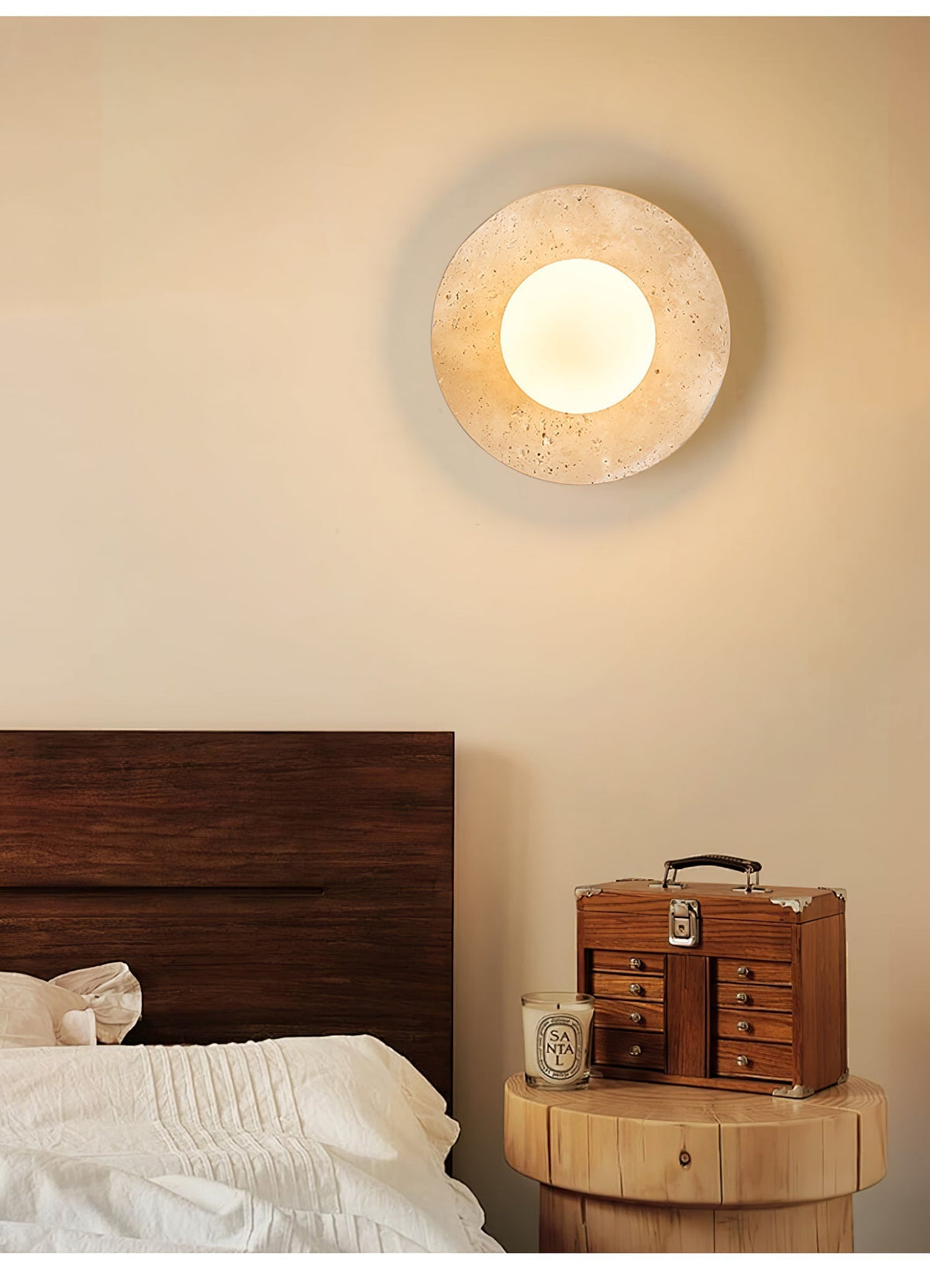 Sereella Travertine Ceiling Light