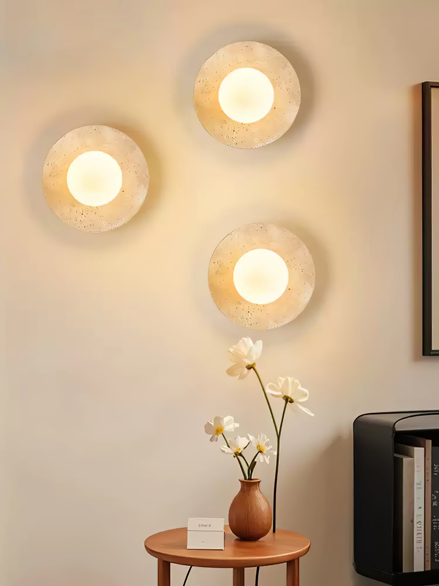 Sereella Travertine Ceiling Light