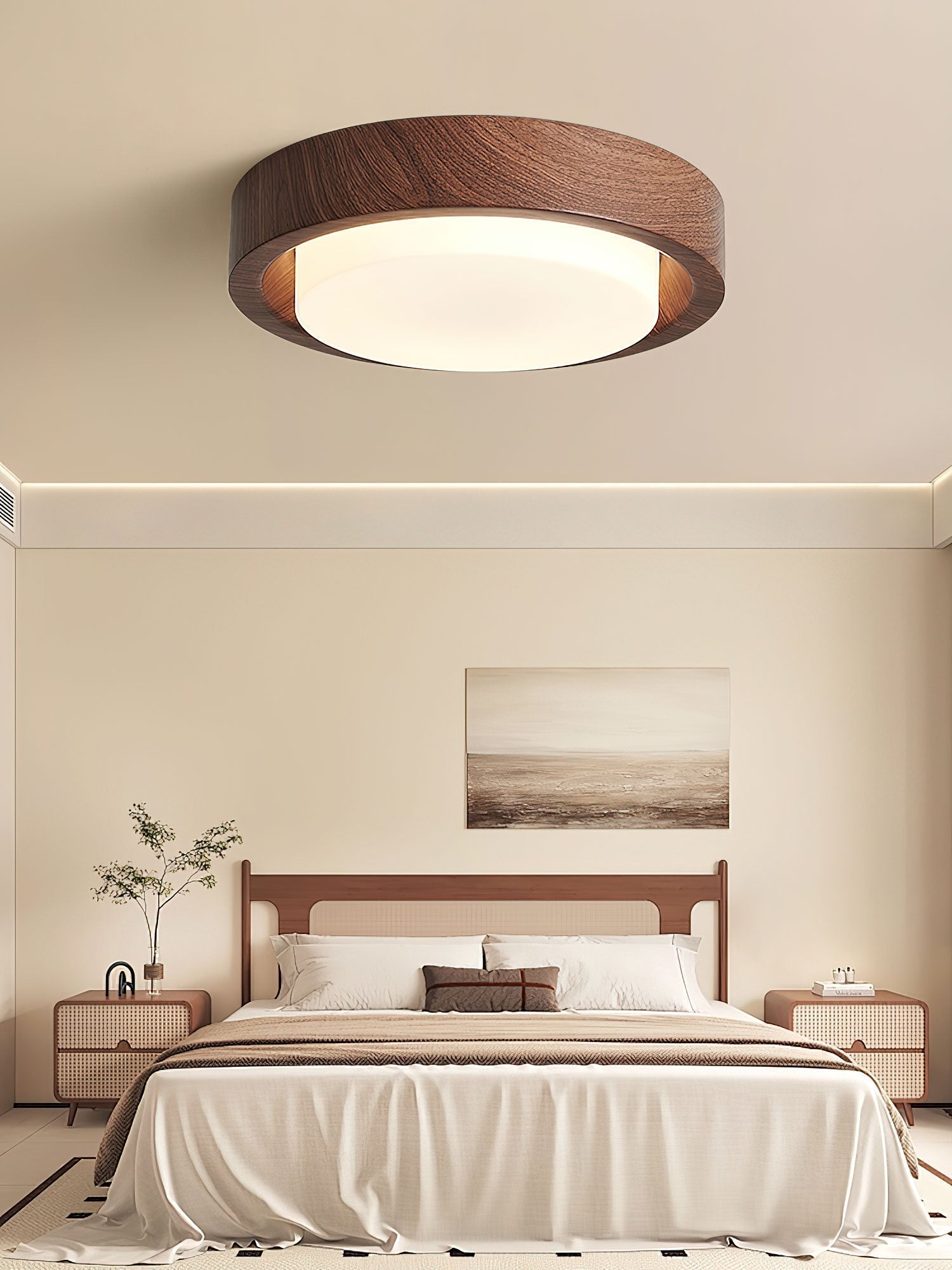 Sylaeon Minimalist Wood Ceiling Light
