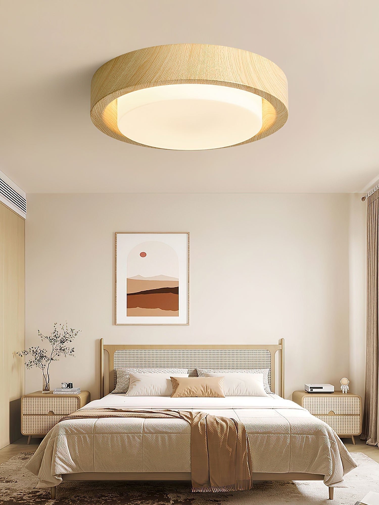 Sylaeon Minimalist Wood Ceiling Light