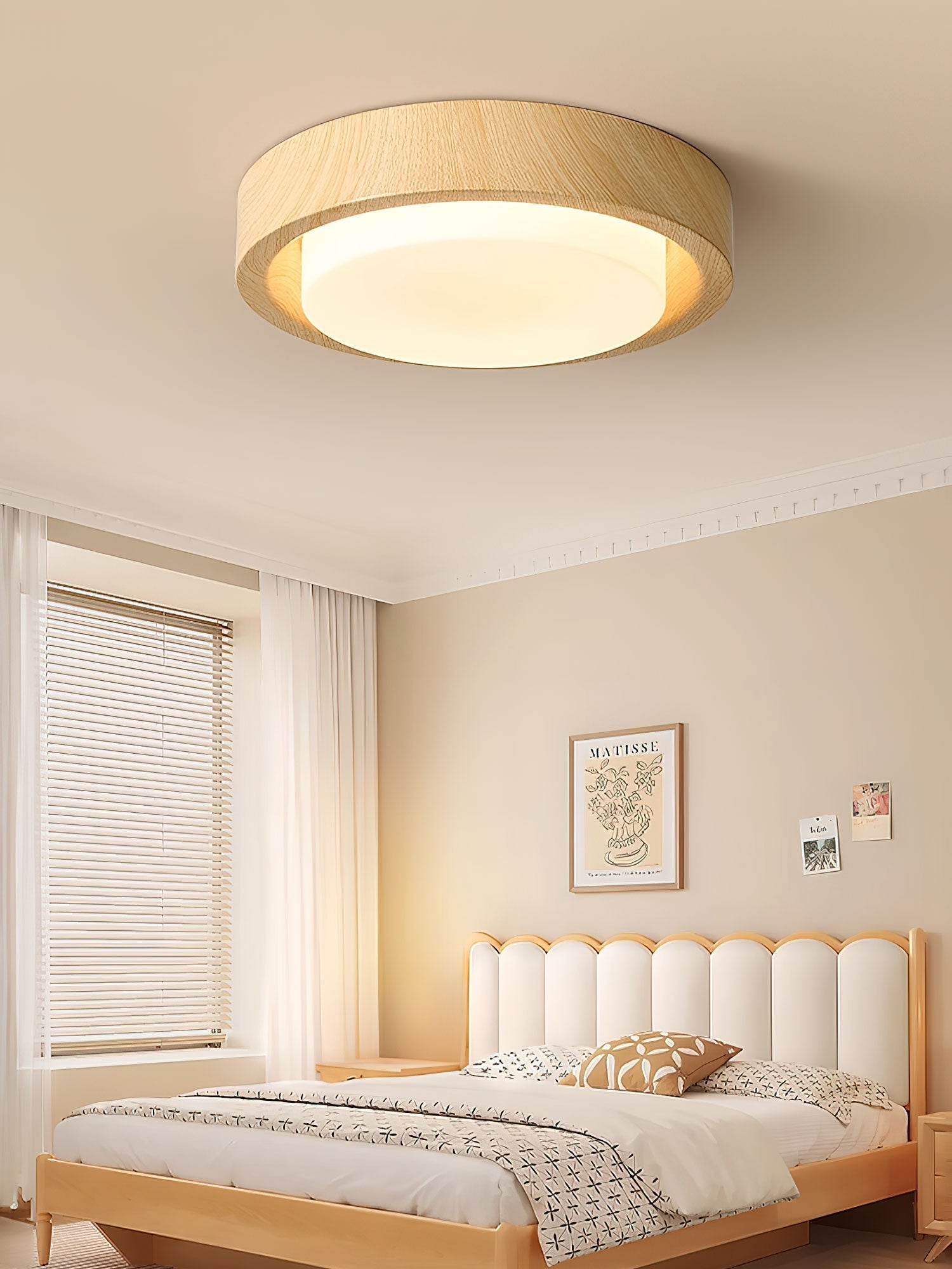 Sylaeon Minimalist Wood Ceiling Light