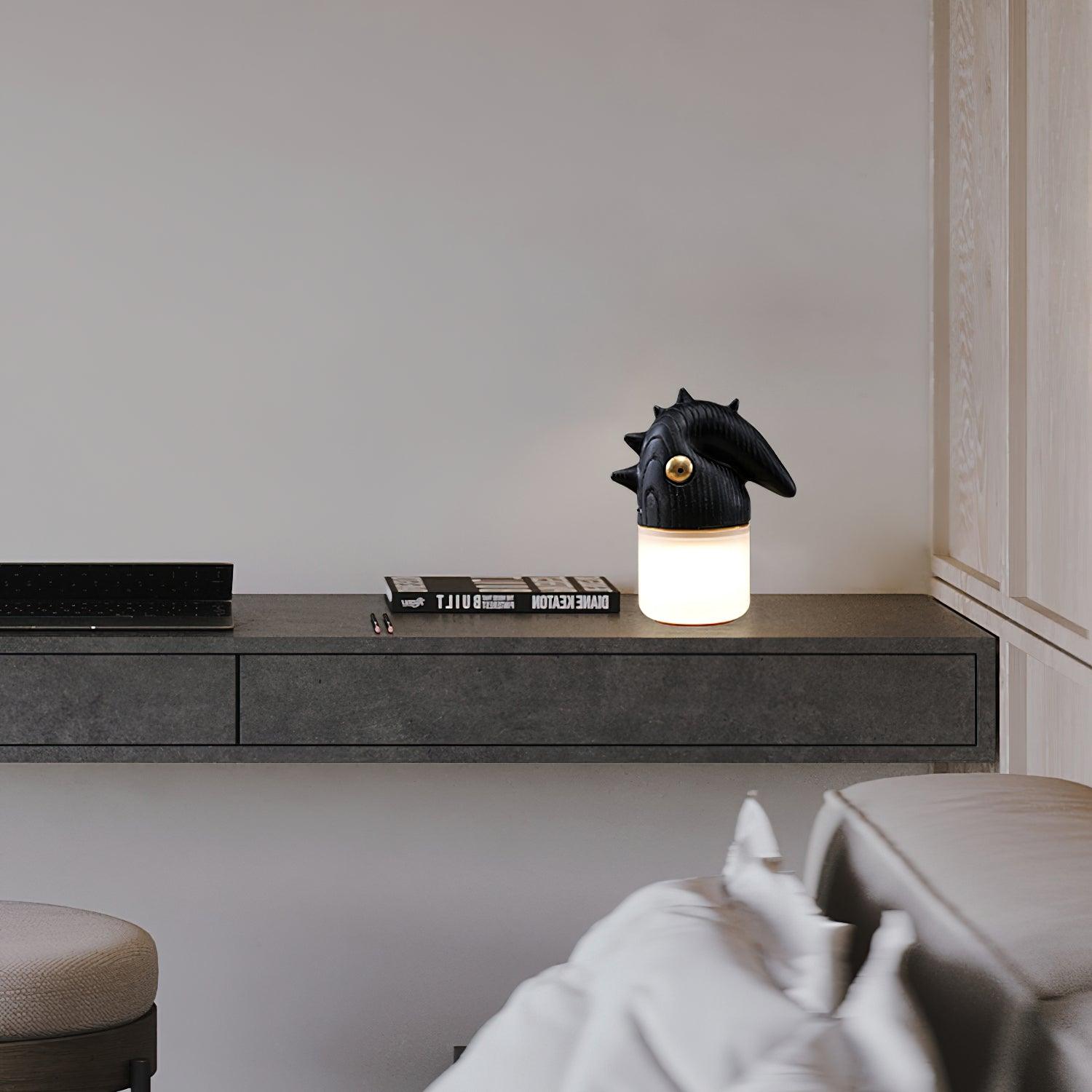 Jerry Contemporary Wood Table Lamp