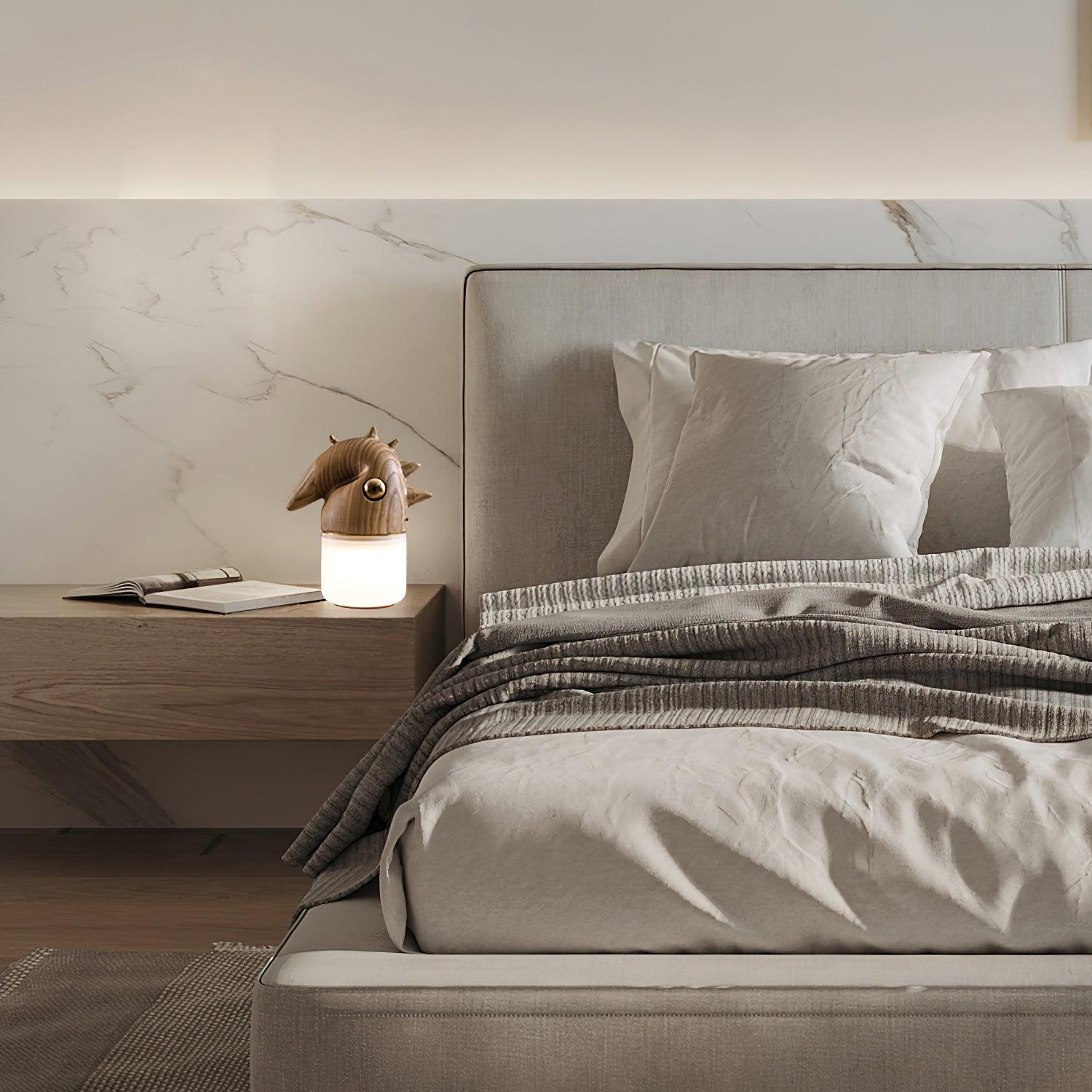 Jerry Contemporary Wood Table Lamp