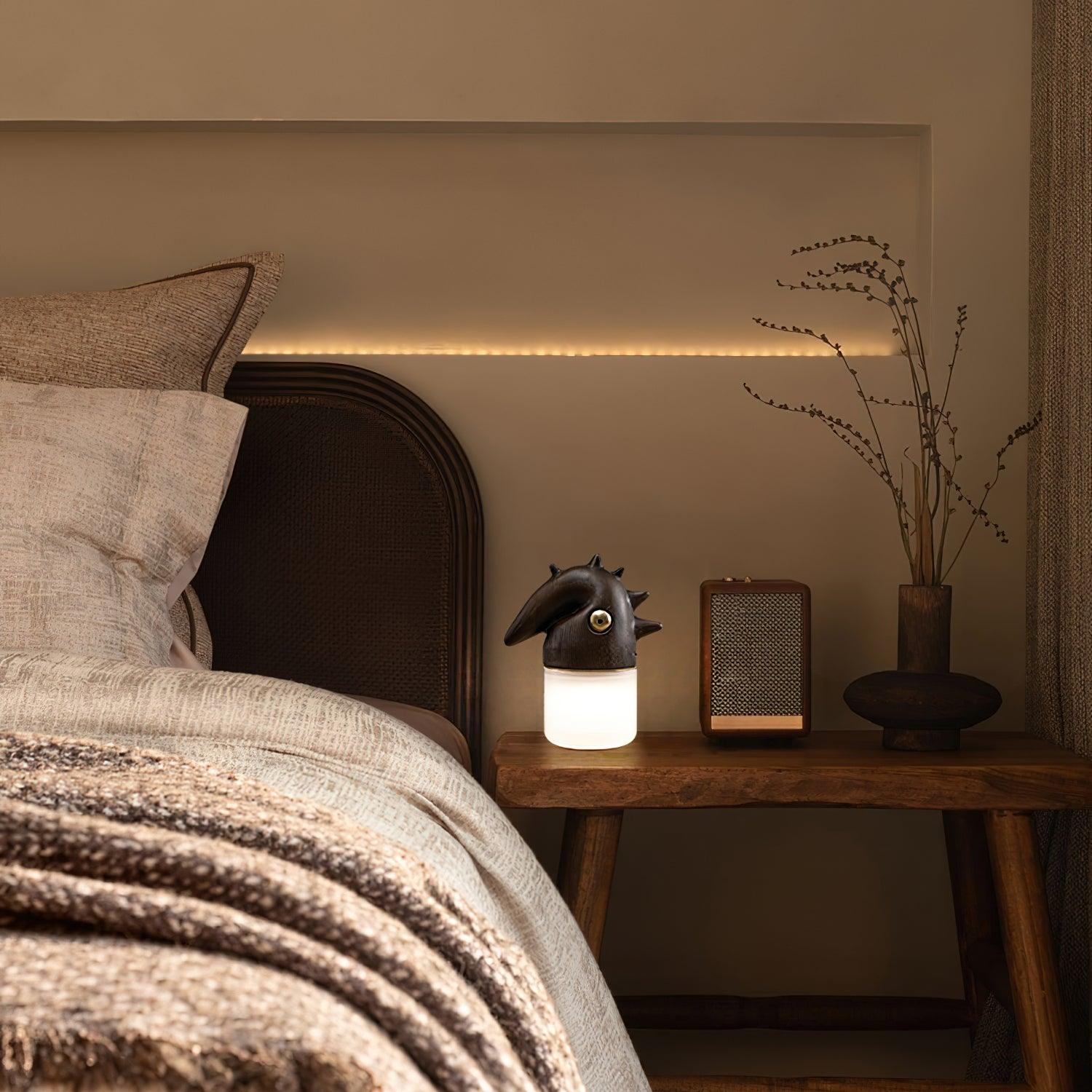 Jerry Contemporary Wood Table Lamp