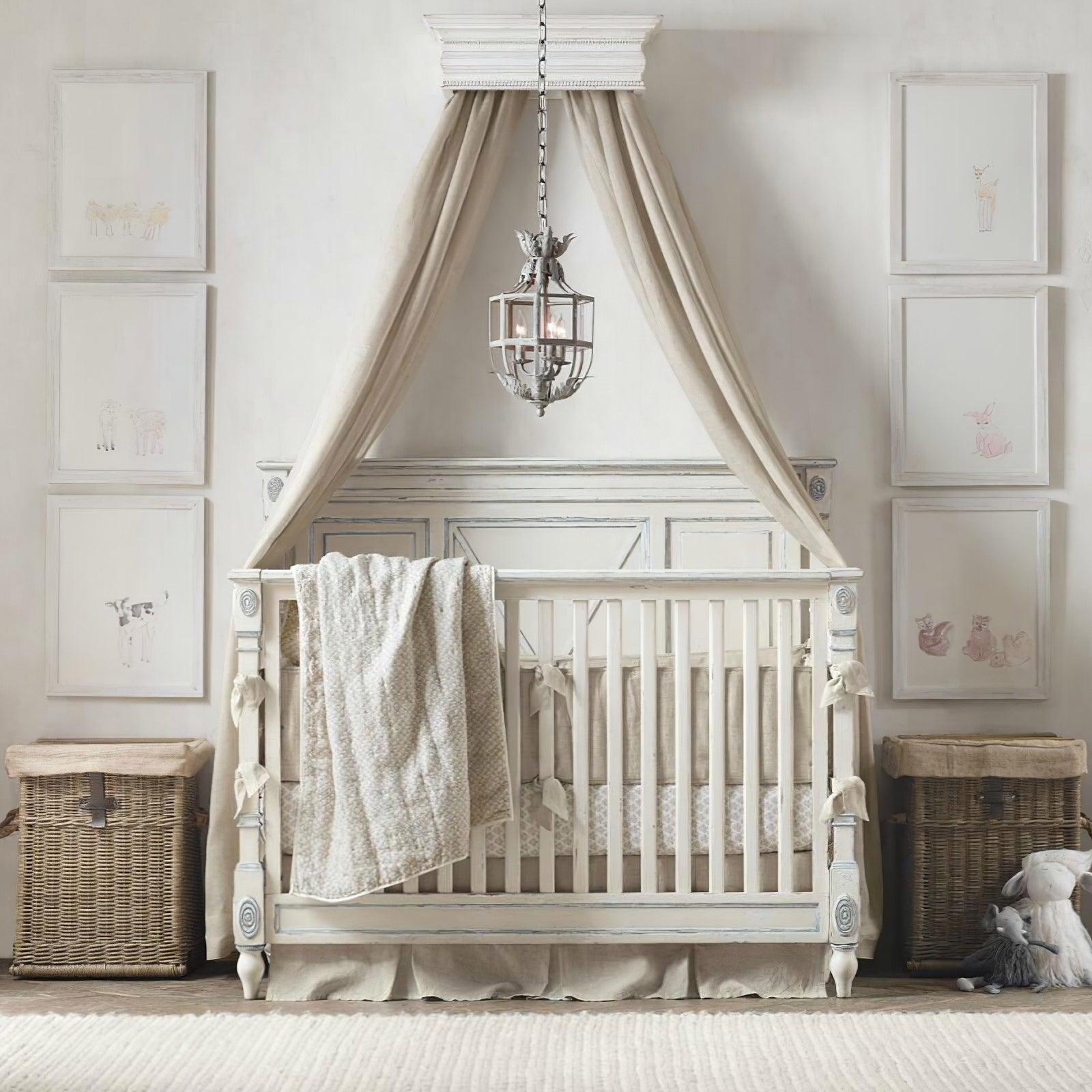 Soraaine Chandelier Retro Cage Grey Candle