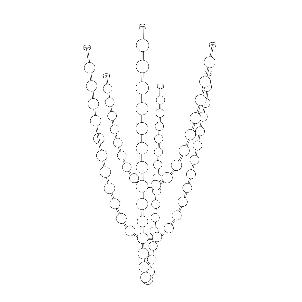 Lindencourt Strand Necklace Chandelier