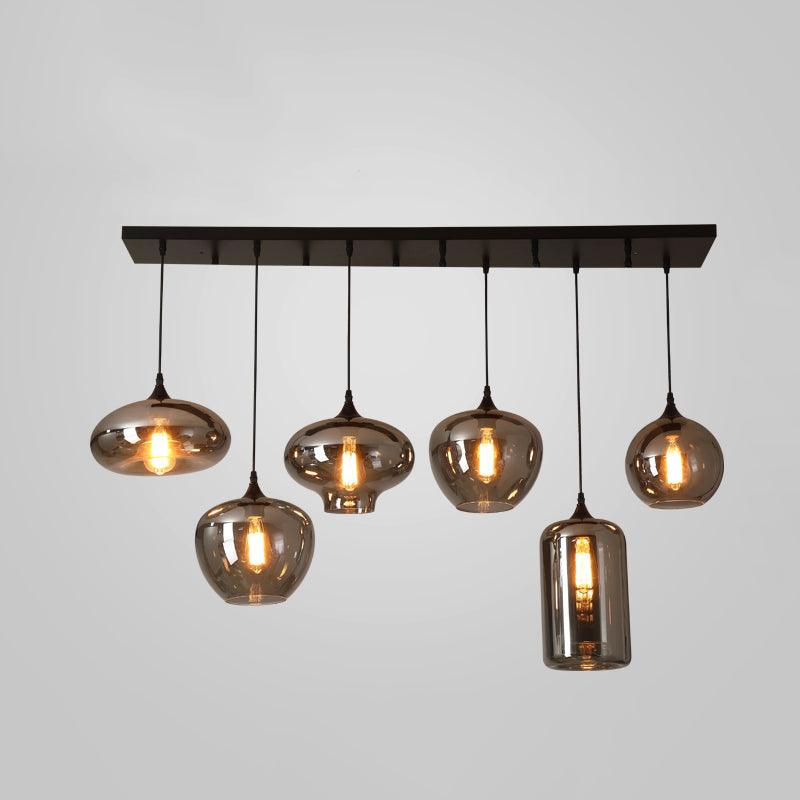 Talis Glass Industrial Chic Pendant Light