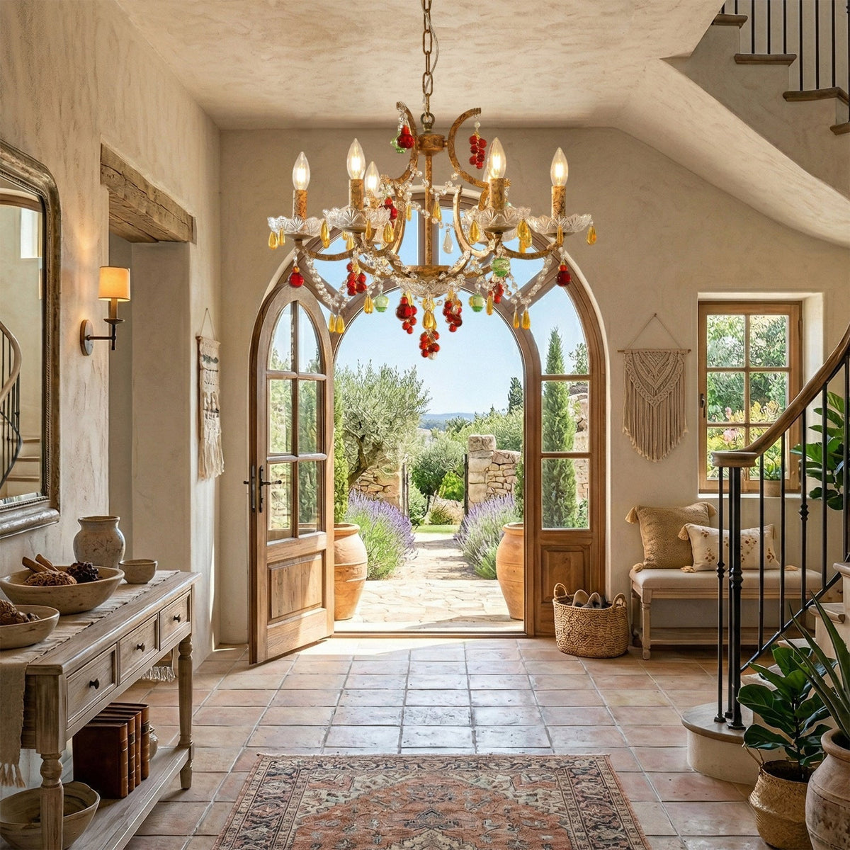 Garnet Chandelier