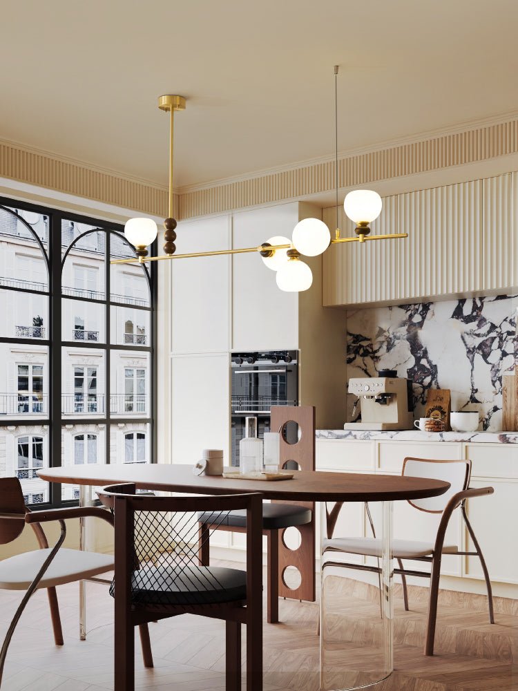 Sylivia Wood Vintage Pendant Light